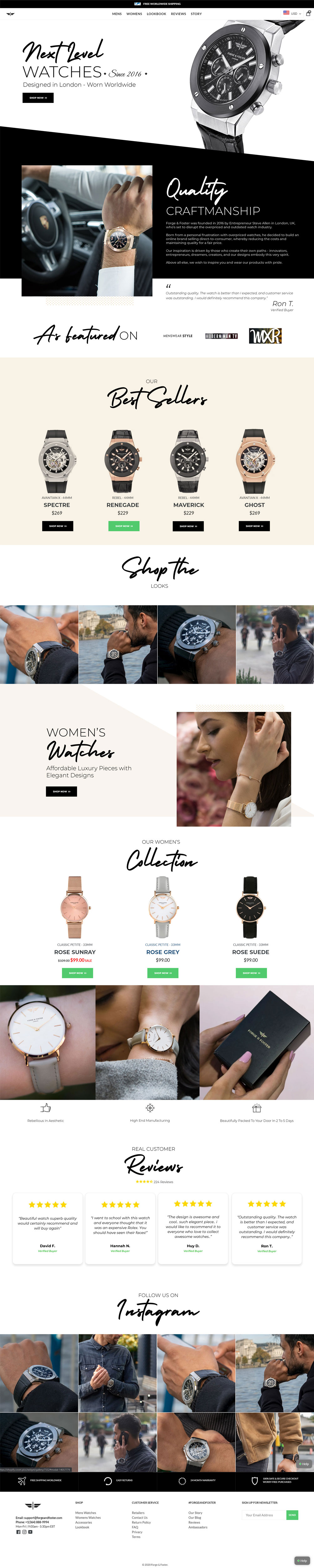 Landing Page for Wrist Watches by It Works Pakistan Landing Page for Wrist Watches in Landing page design Inspiration by It Works Pakistan