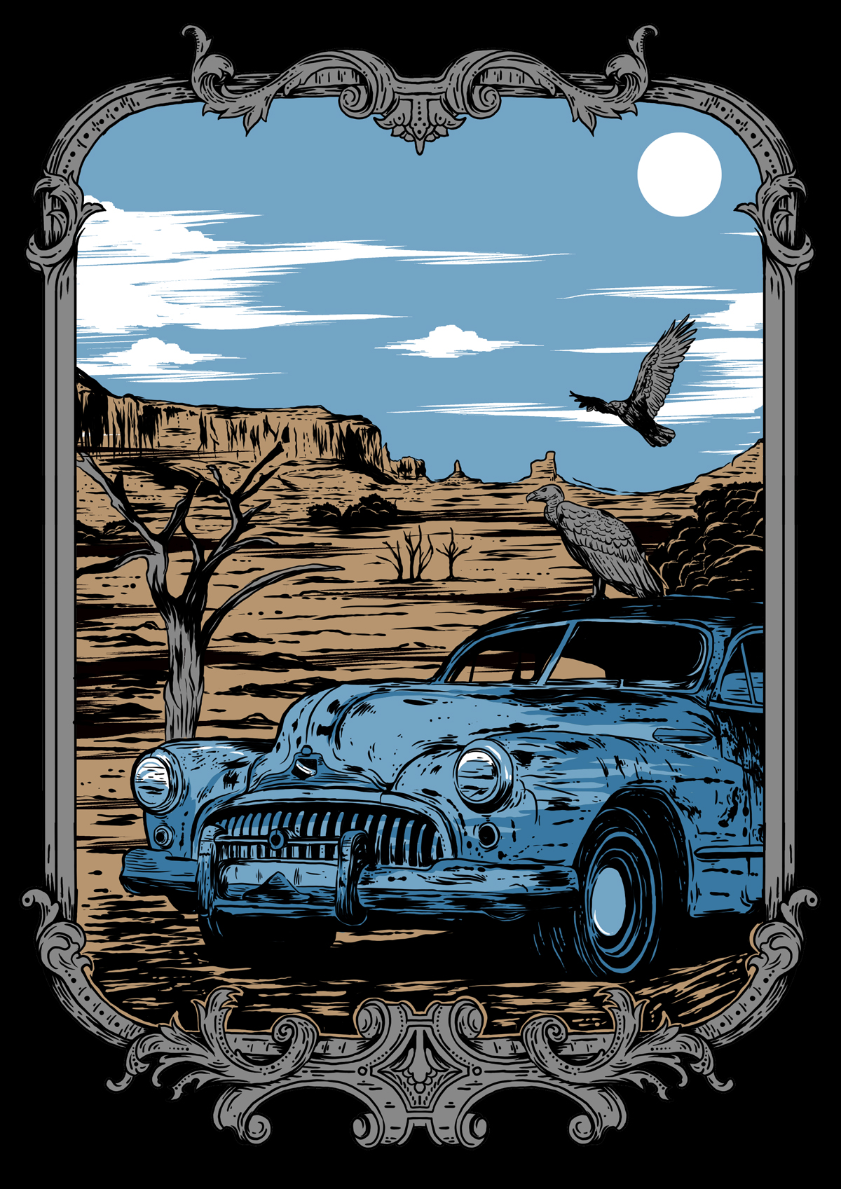 OLD CAR by dakongraphics OLD CAR in T-Shirt Design Inspiration by dakongraphics