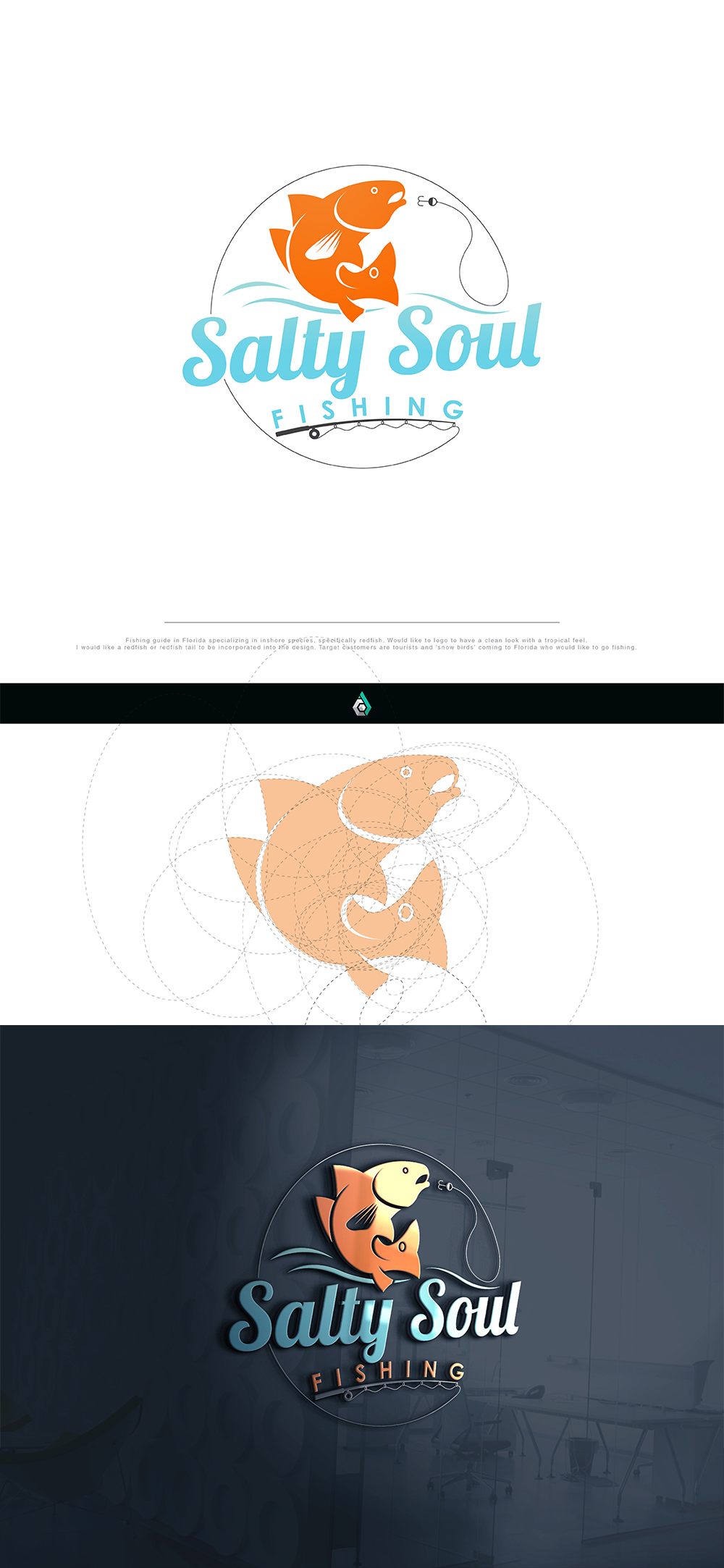 Salty Soul Fishing by Astral D Salty Soul Fishing in Logo Design Inspiration by Astral D