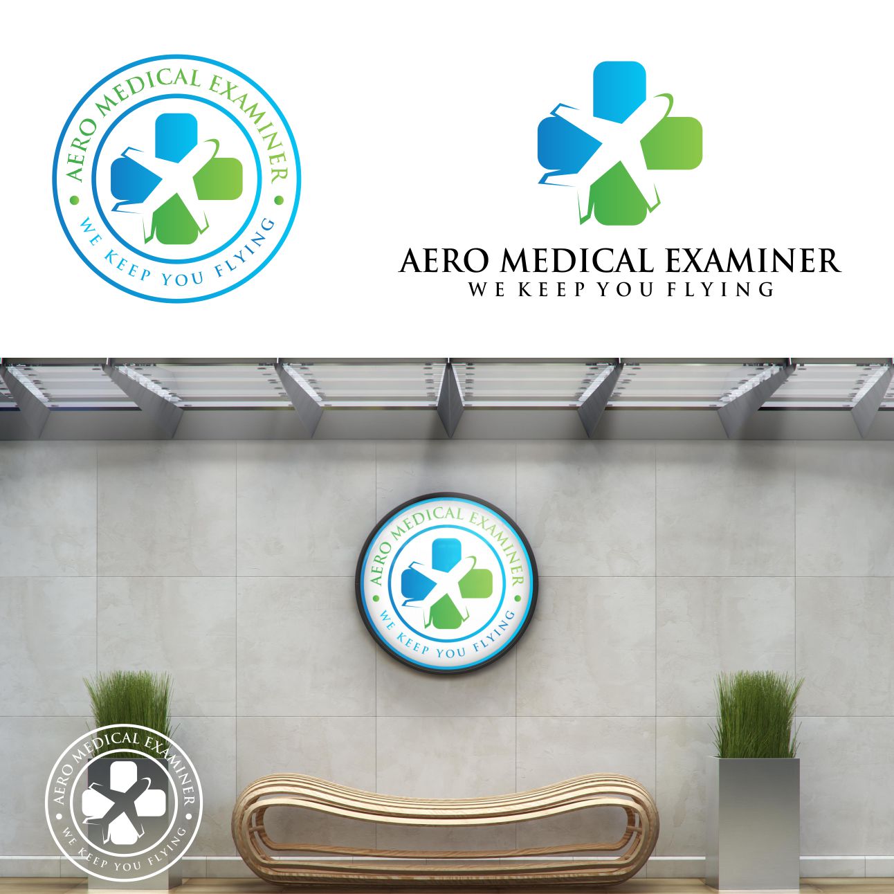 Aero Medical Examiner by Duckon Aero Medical Examiner in Logo Design Inspiration by Duckon