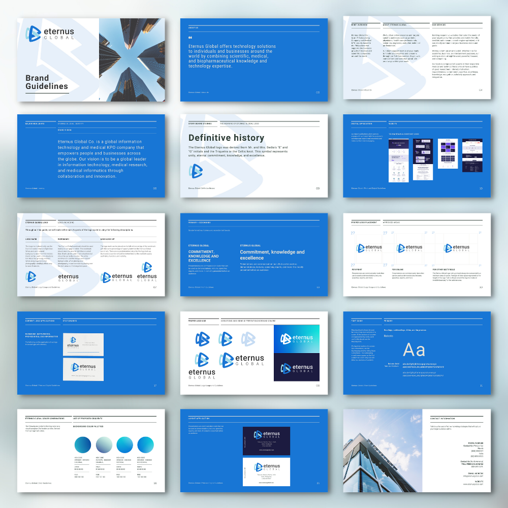 Brand Identity PowerPoint Presentation by Eternus Global Brand Identity PowerPoint Presentation in Powerpoint Design Inspiration by Eternus Global