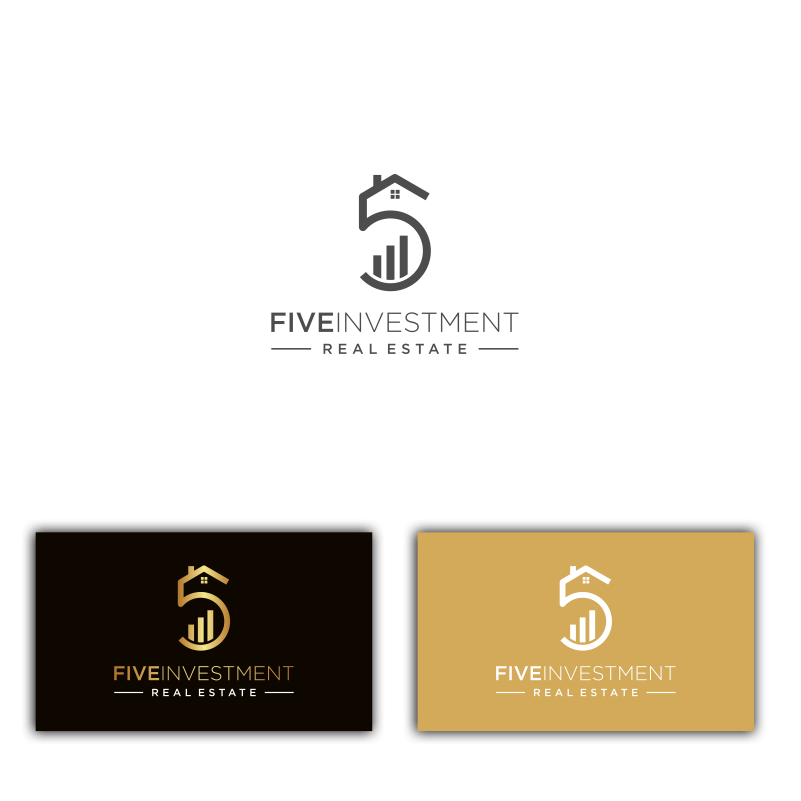 Five Investment by Artha Sa7 Five Investment in Logo And Business Card Design Inspiration by Artha Sa7