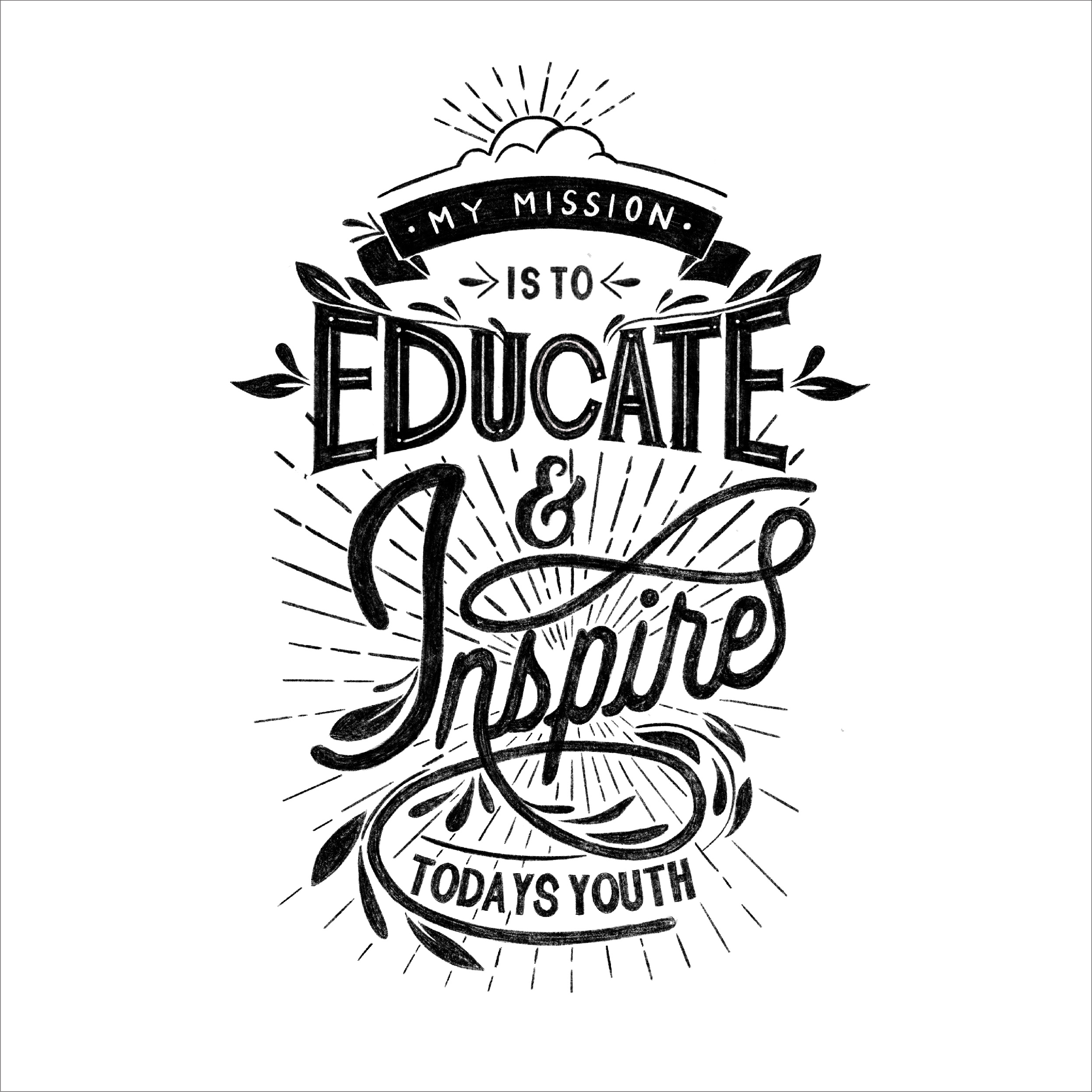 Lettering piece by Gabriele_baran Lettering piece in Illustration and Graphics Inspiration by Gabriele_baran
