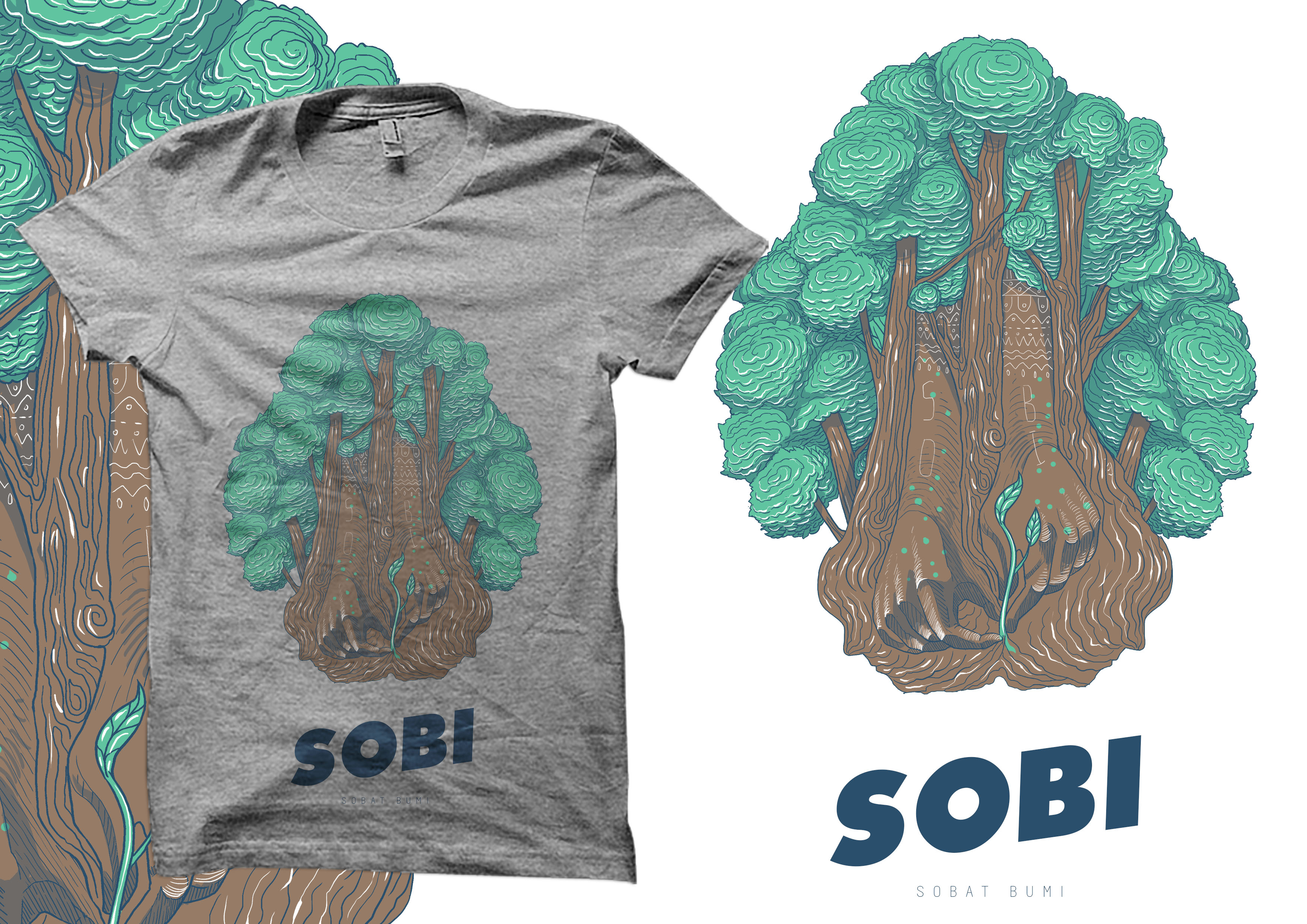 sobi t-shirt design by Sukutangan sobi t-shirt design in T-Shirt Design Inspiration by Sukutangan
