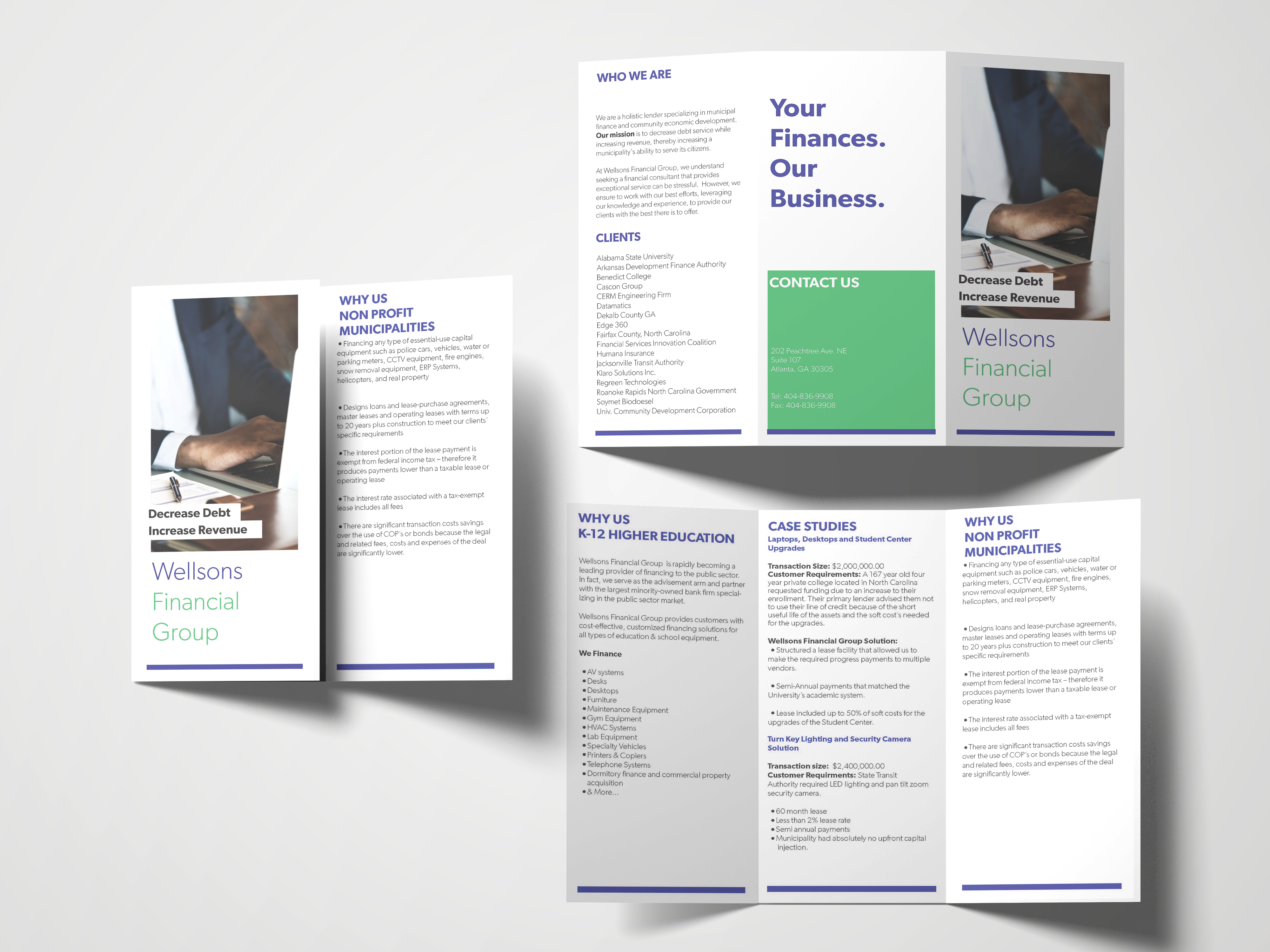 Marketing Brochure in Brochure Design Inspiration by Kayla Scott