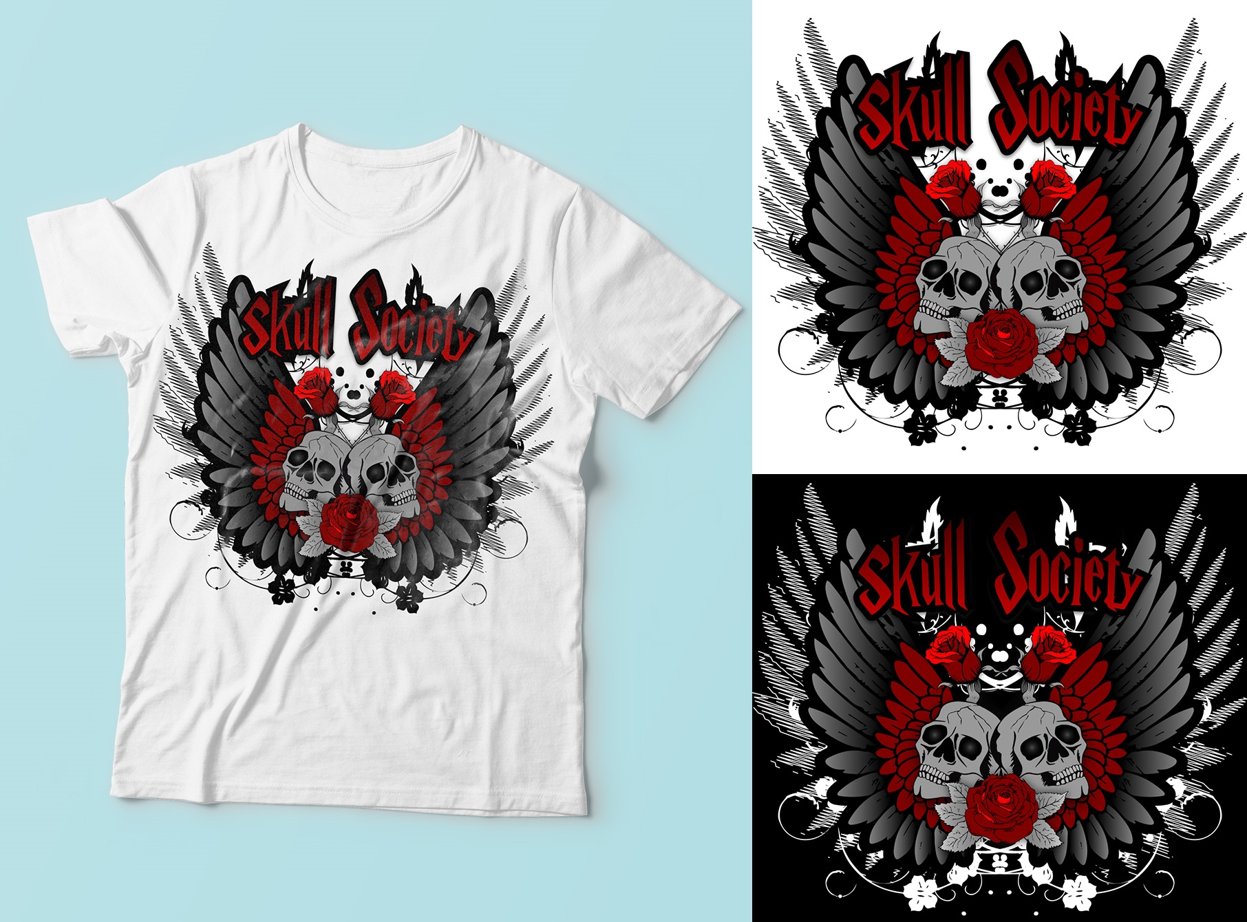 Ladies Biker/ Motorcycle T-Shirt by El Bamd Ladies Biker/ Motorcycle T-Shirt in T-Shirt Design Inspiration by El Bamd