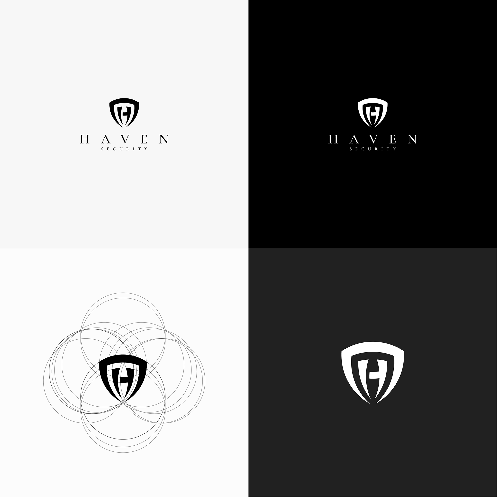 H Security by Designer Allhamdulillah H Security in Logo & Brand Identity Inspiration by Designer Allhamdulillah