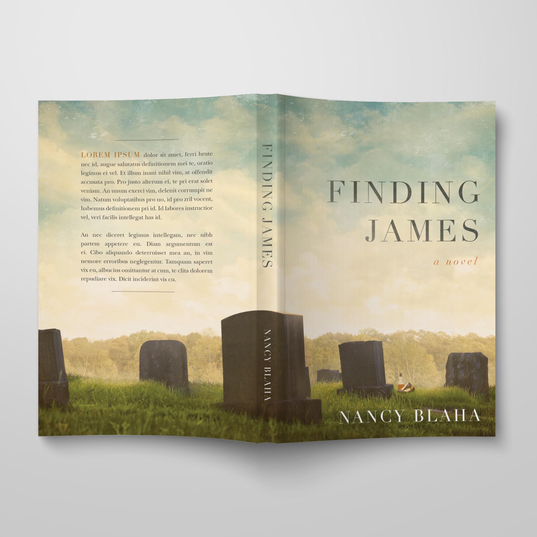 Finding James in Book cover Design Inspiration by Lance Buckley