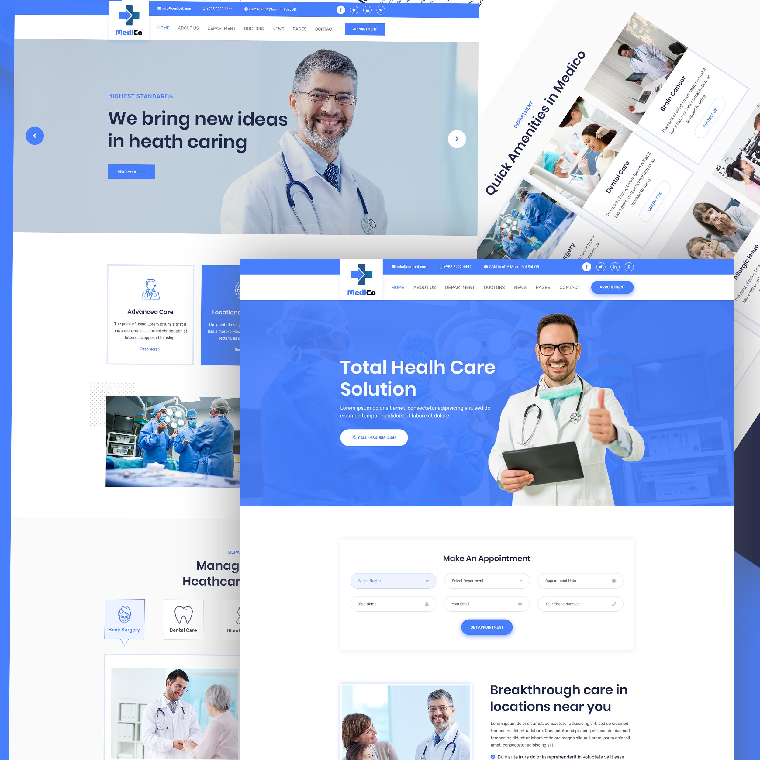 Health Medical Clinic Website in Website Design Inspiration by Meo Studio
