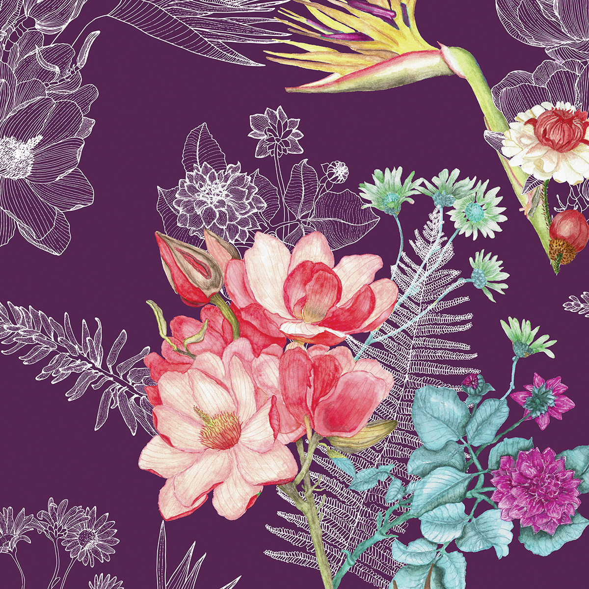 Botanical by Maete Porto Botanical in Pattern & Surface Design Inspiration by Maete Porto