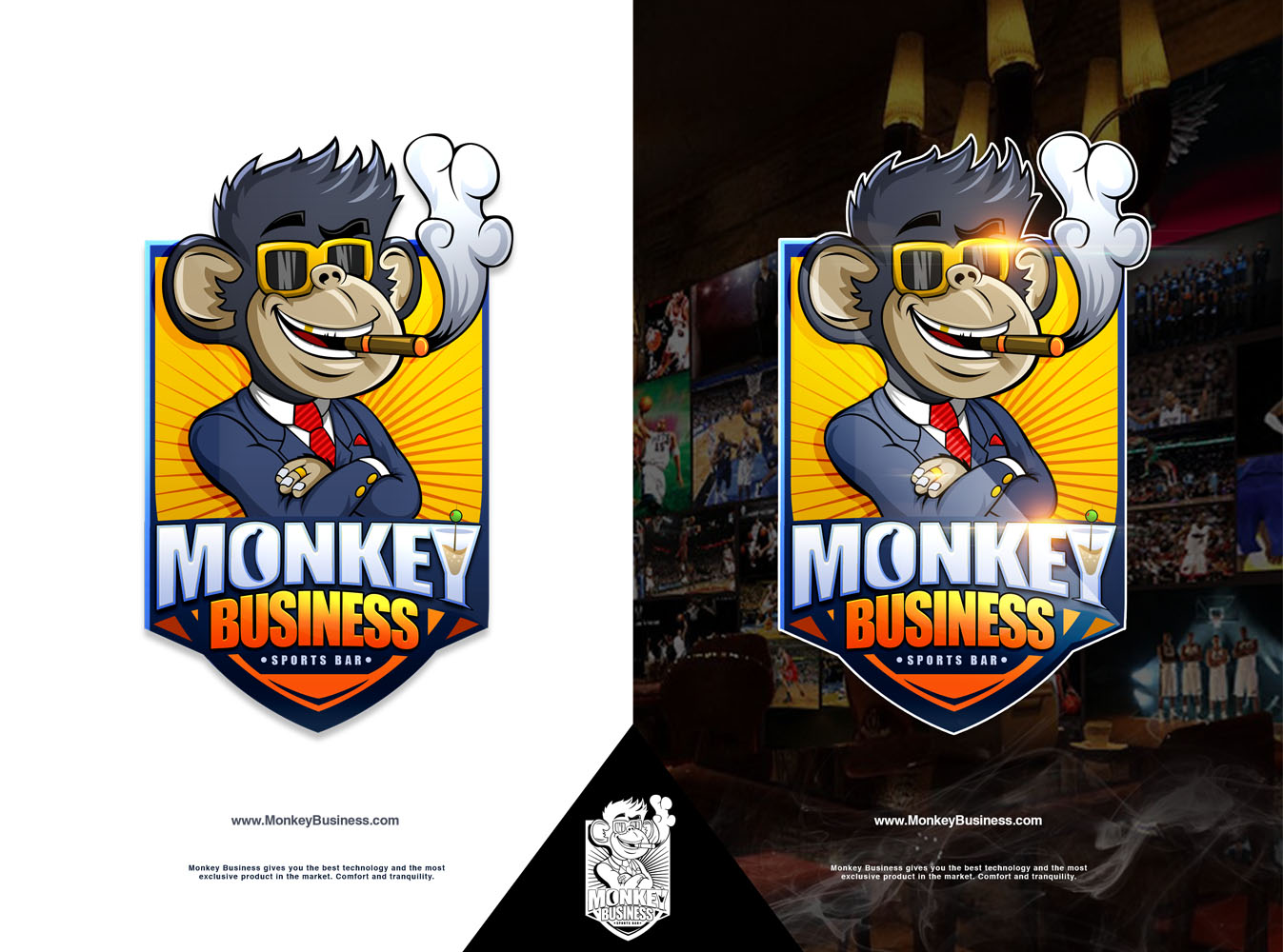 Logo Monkey Business by Antonio.urribarri Logo Monkey Business in Logo Design Inspiration by Antonio.urribarri