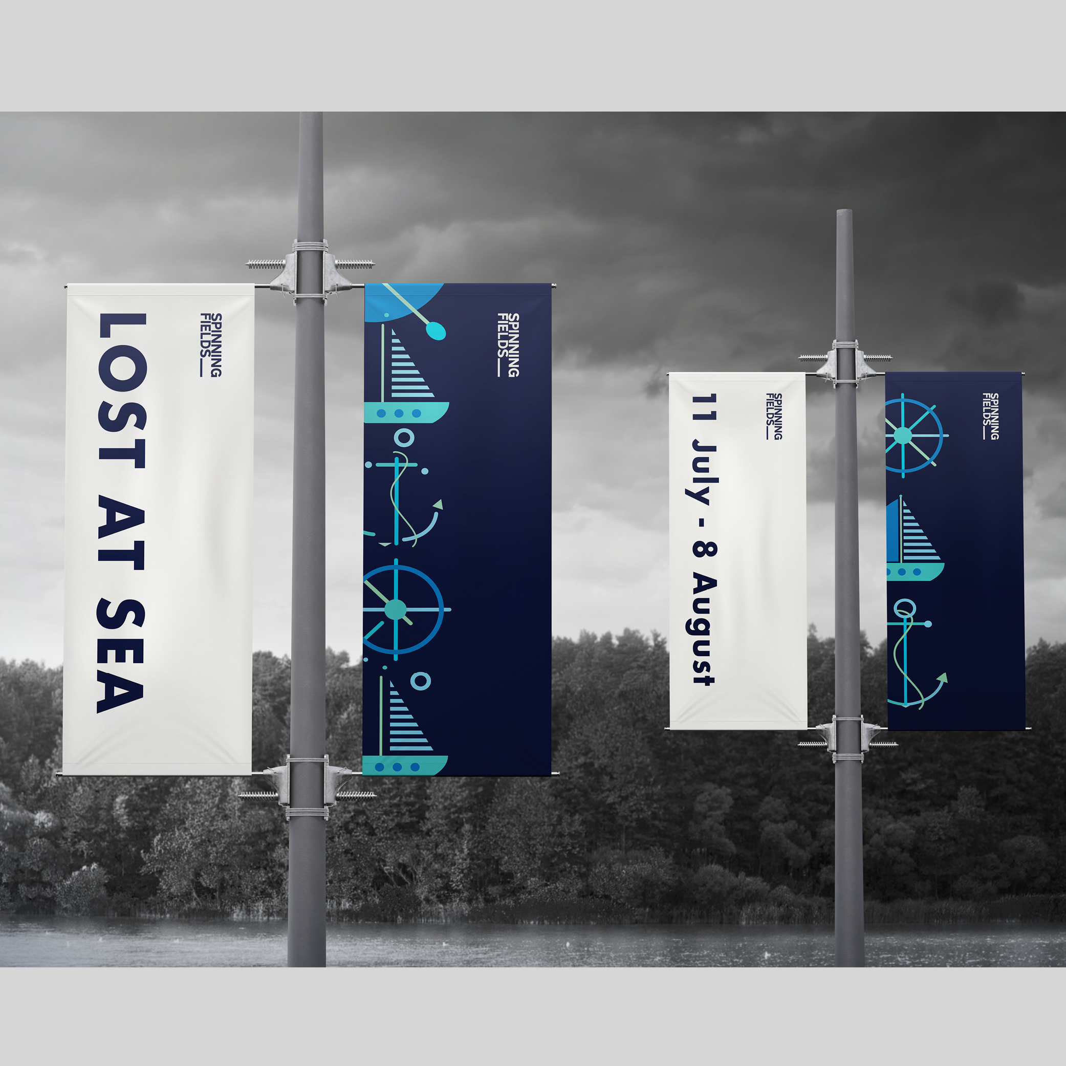 EVENT CAMPAIGN | LOST AT SEA FILM FESTIVAL in Banner ad Design Inspiration by Jancy Paul Vincent