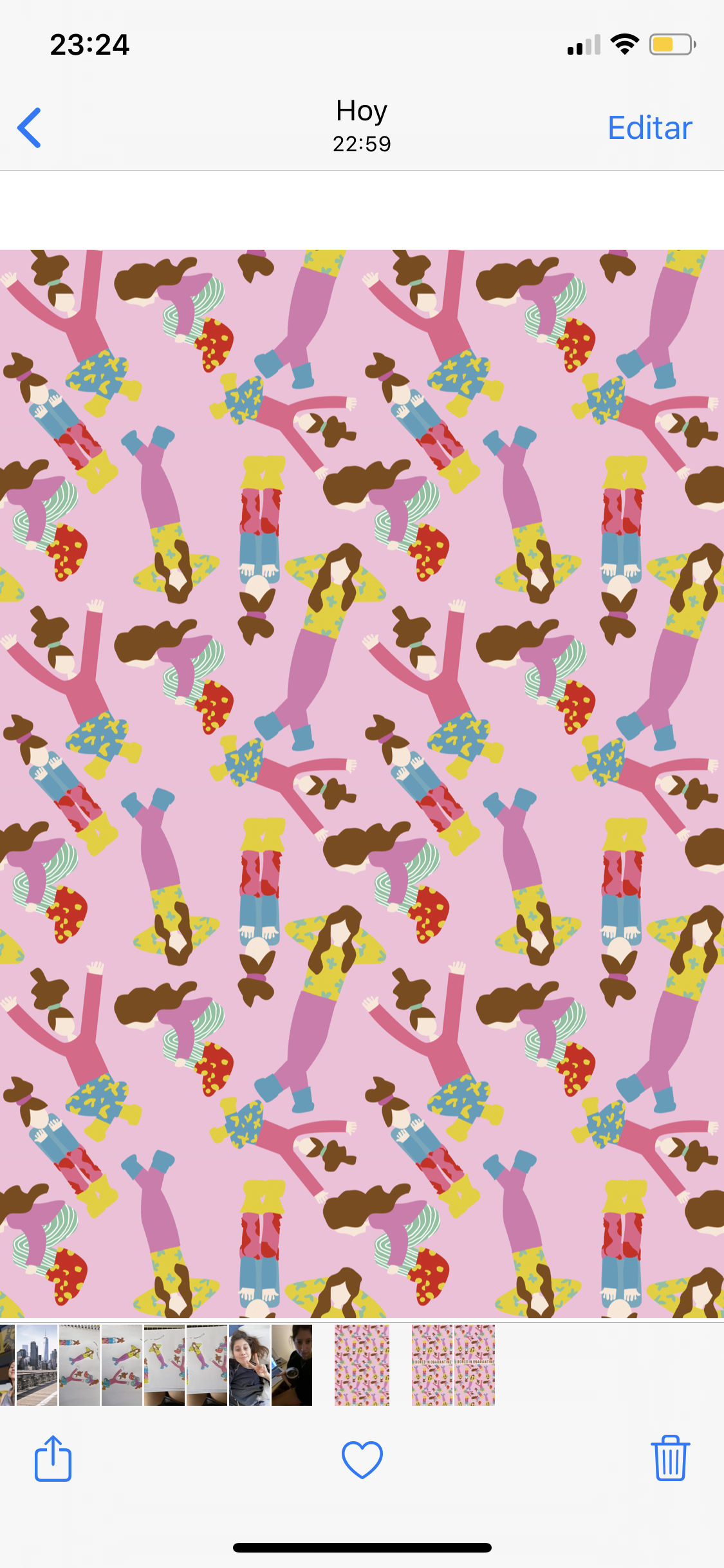 -Bored in quarantine- by Camila Domecq -Bored in quarantine- in Pattern & Surface Design Inspiration by Camila Domecq