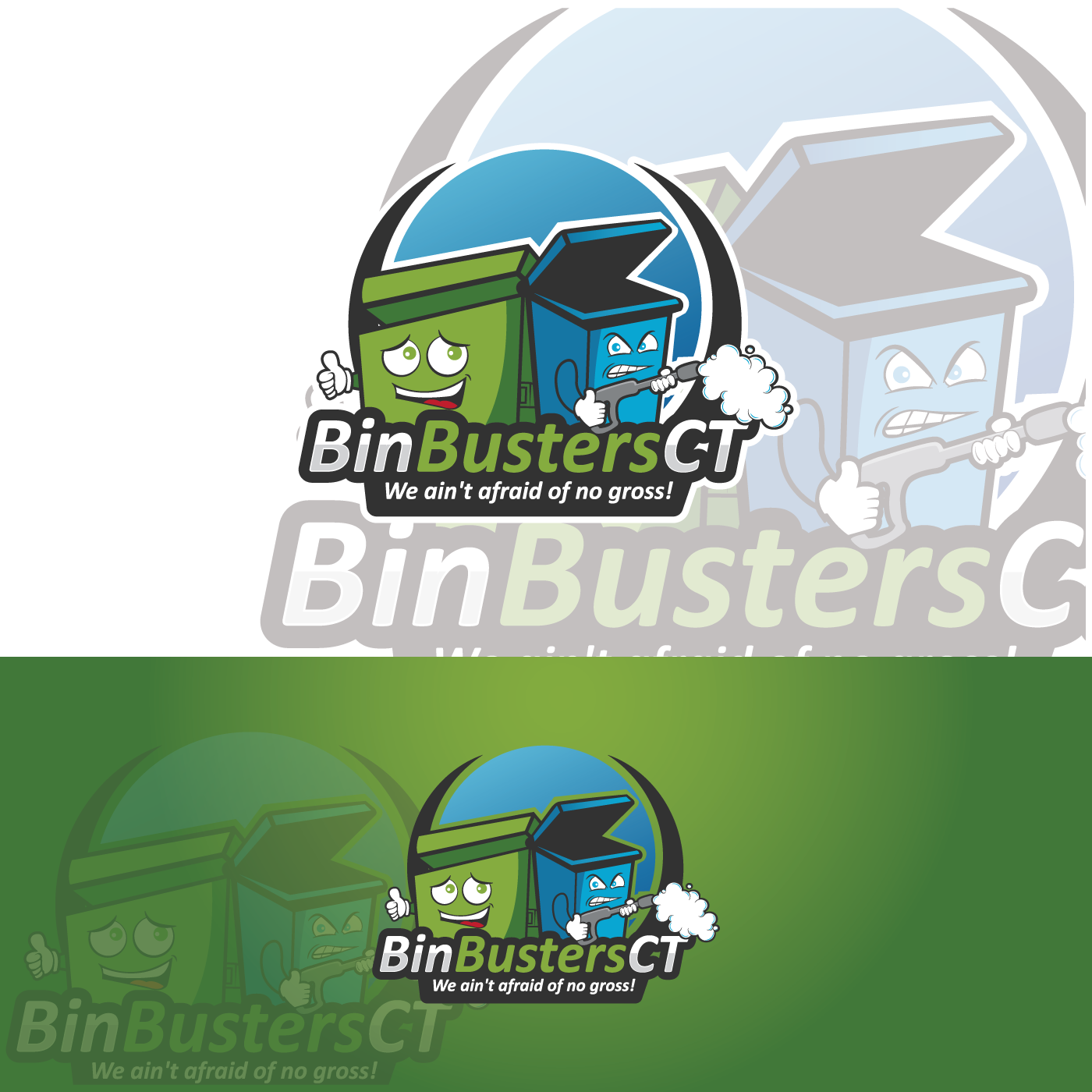 Bin Busters CT by M_design Bin Busters CT in Logo Design Inspiration by M_design