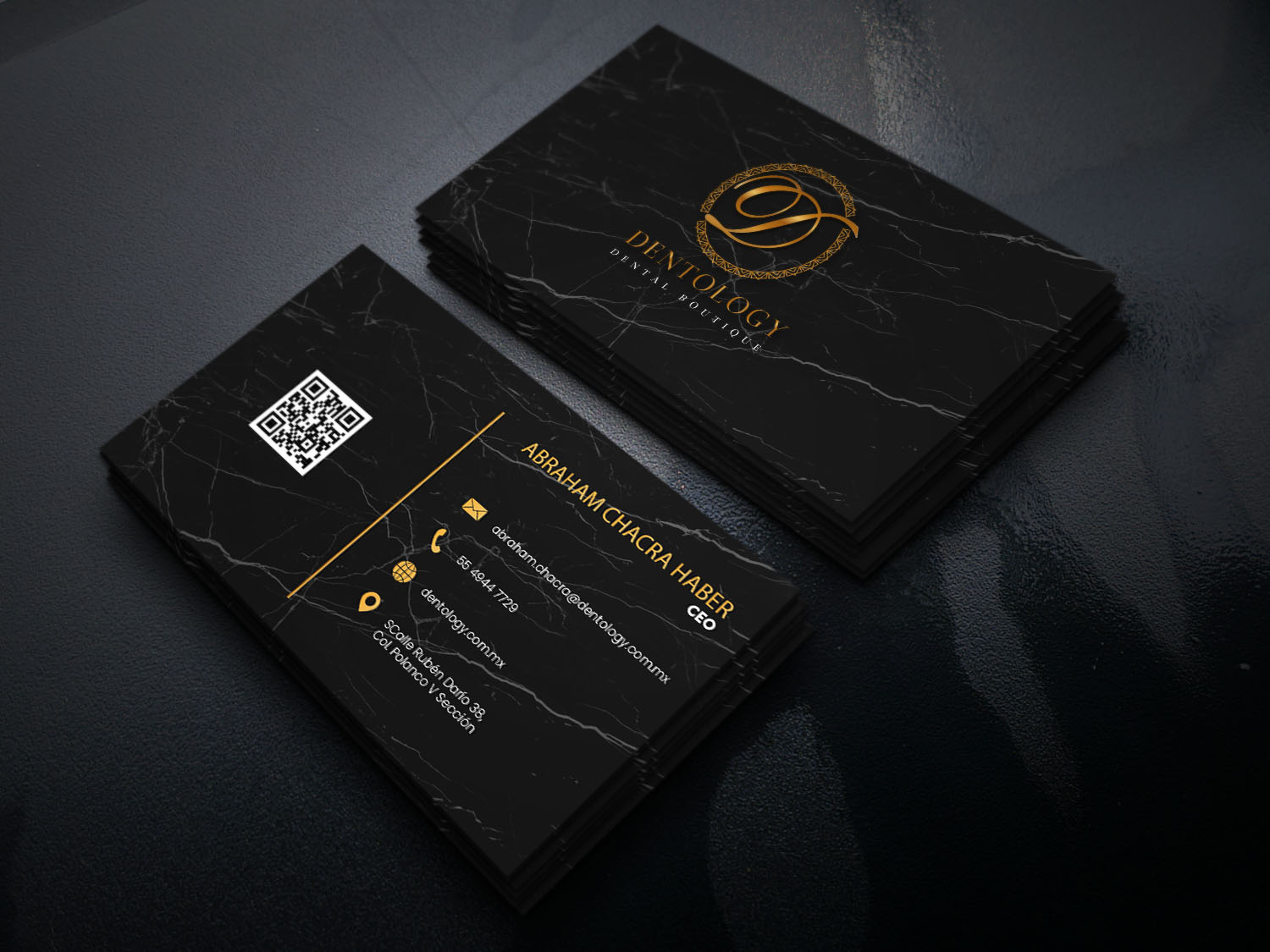 Business Card design Dentology in Business Card Design Inspiration by Designstrokes01