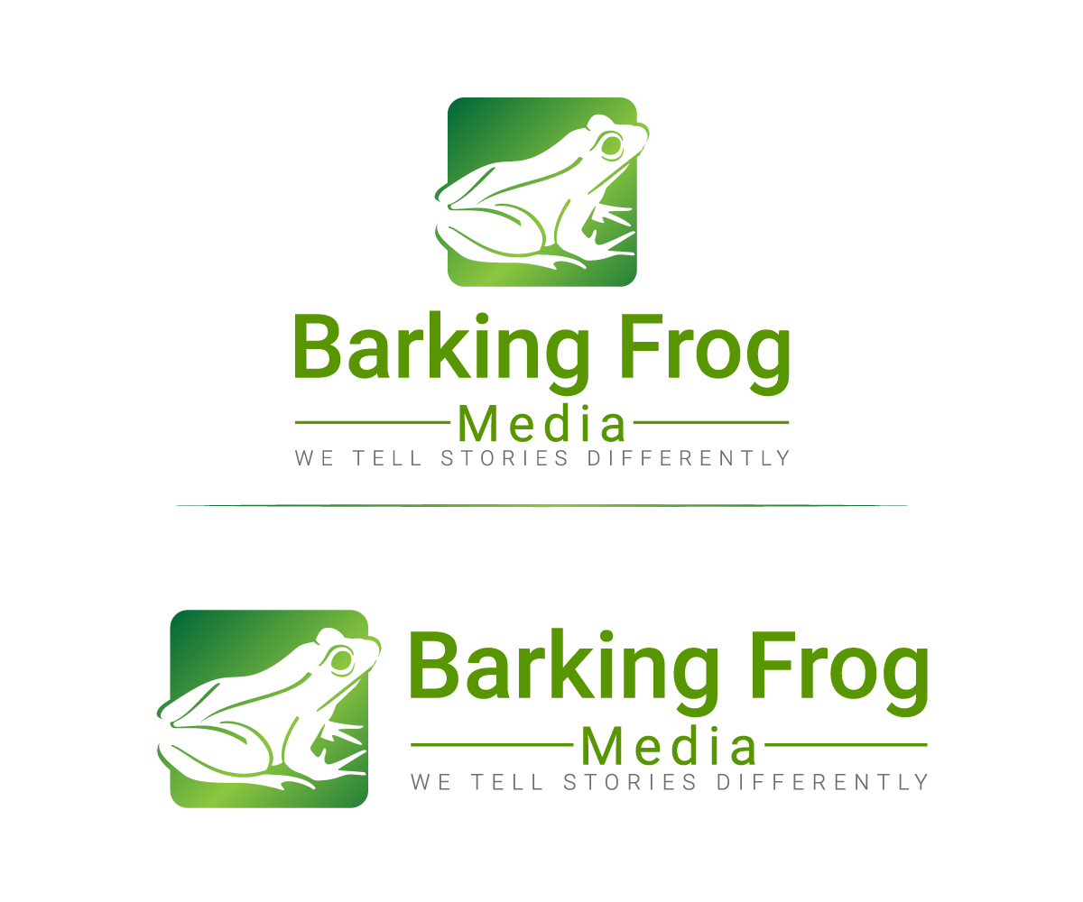 Barking-Frog-Media in Logo & Brand Identity Inspiration by Pronazmulh