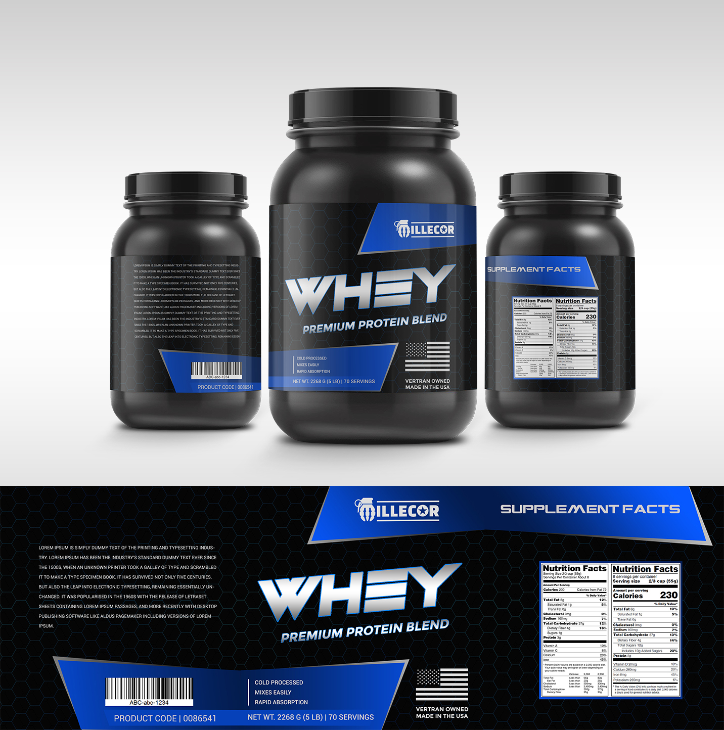 Fitness Product Packaging by Salman Ahmed Fitness Product Packaging in Print flyer design Inspiration by Salman Ahmed