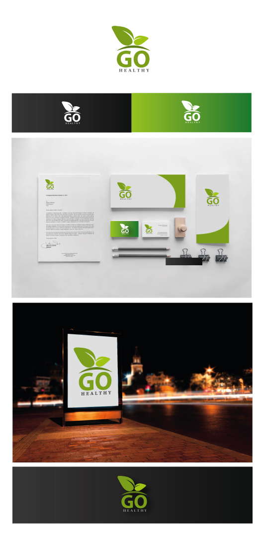Go healthy logo by Arunpoochi Go healthy logo in Logo And Business Card Design Inspiration by Arunpoochi