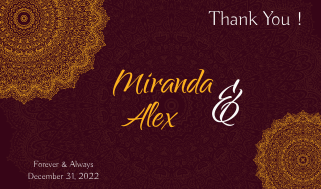 Wedding Tag by Sahana Raj Wedding Tag in Gift Tag Inspiration by Sahana Raj