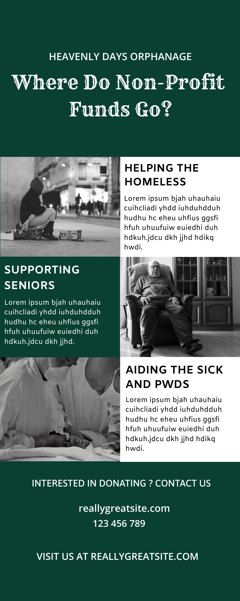 Non-Profit Funds by Sahana Raj Non-Profit Funds in Infographic Design Inspiration by Sahana Raj