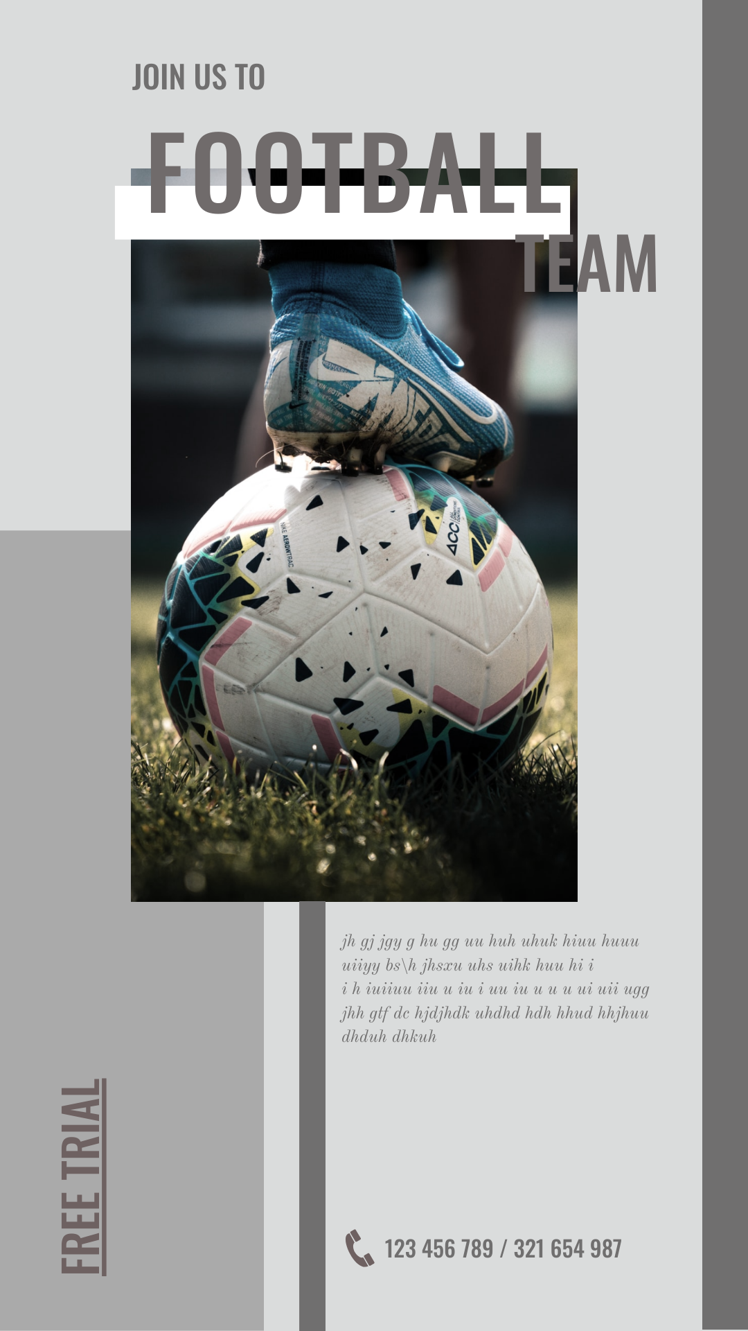 football team by Sahana Raj football team in Instagram Story Inspiration by Sahana Raj
