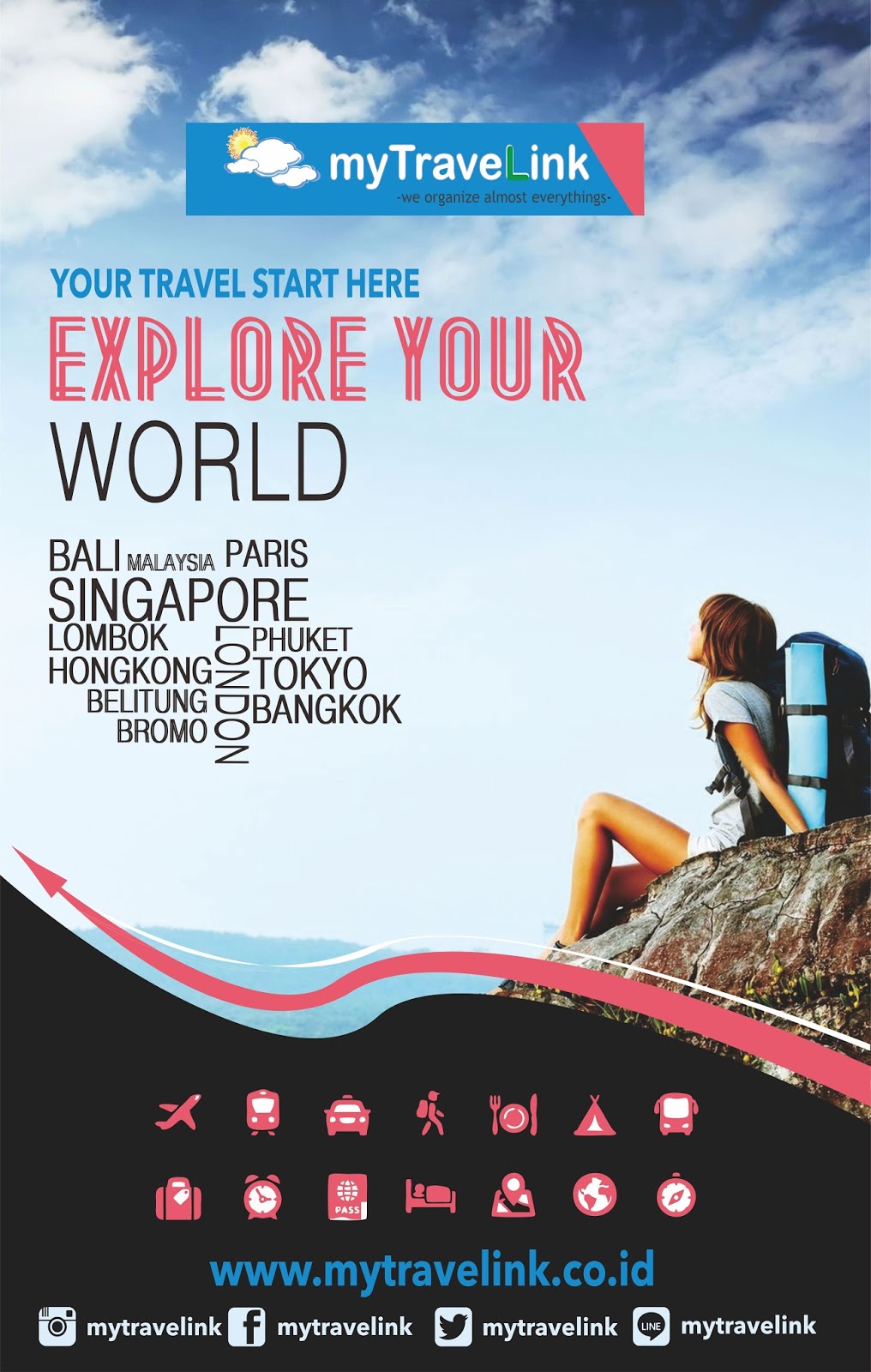 My Travelink Project in Billboard Design Inspiration by Gowrink86