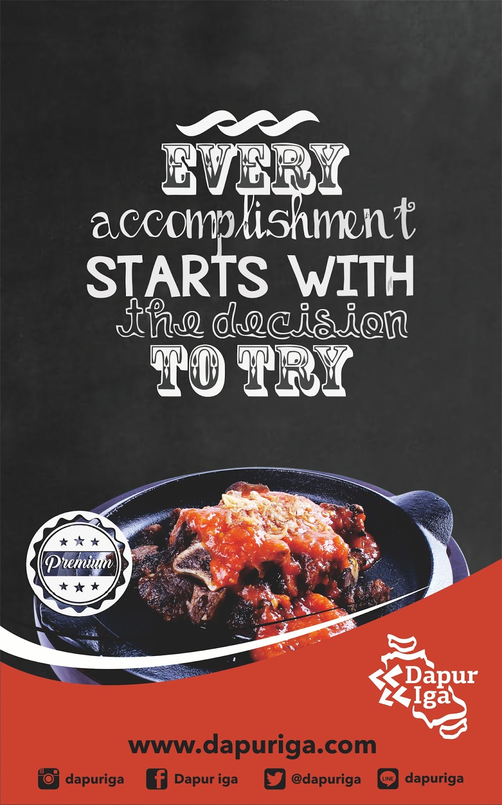 Dapur Iga Project by Gowrink86 Dapur Iga Project in Billboard Design Inspiration by Gowrink86
