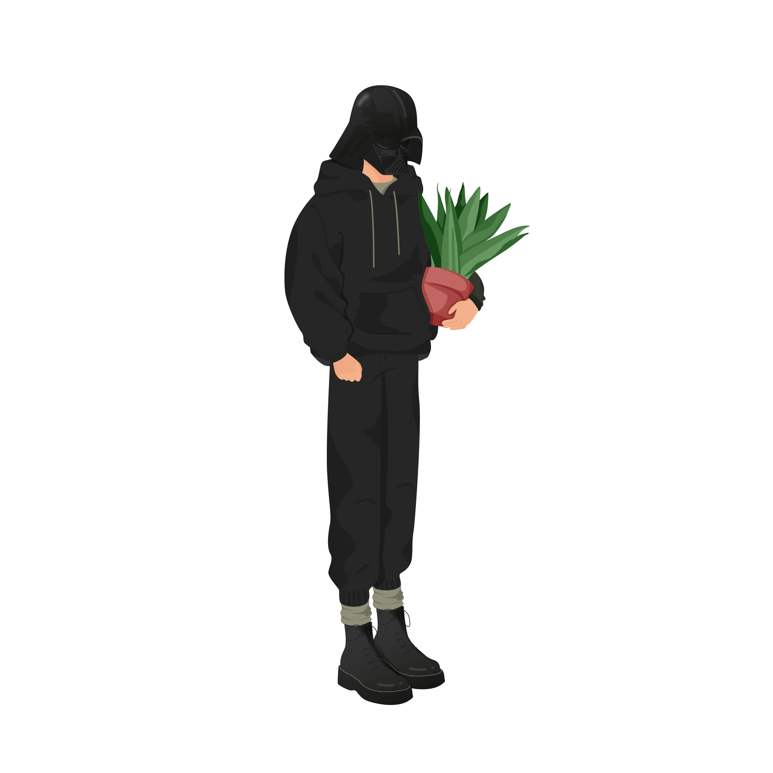 New green Friend by Arina Ekhunova New green Friend in Digital Art Inspiration by Arina Ekhunova