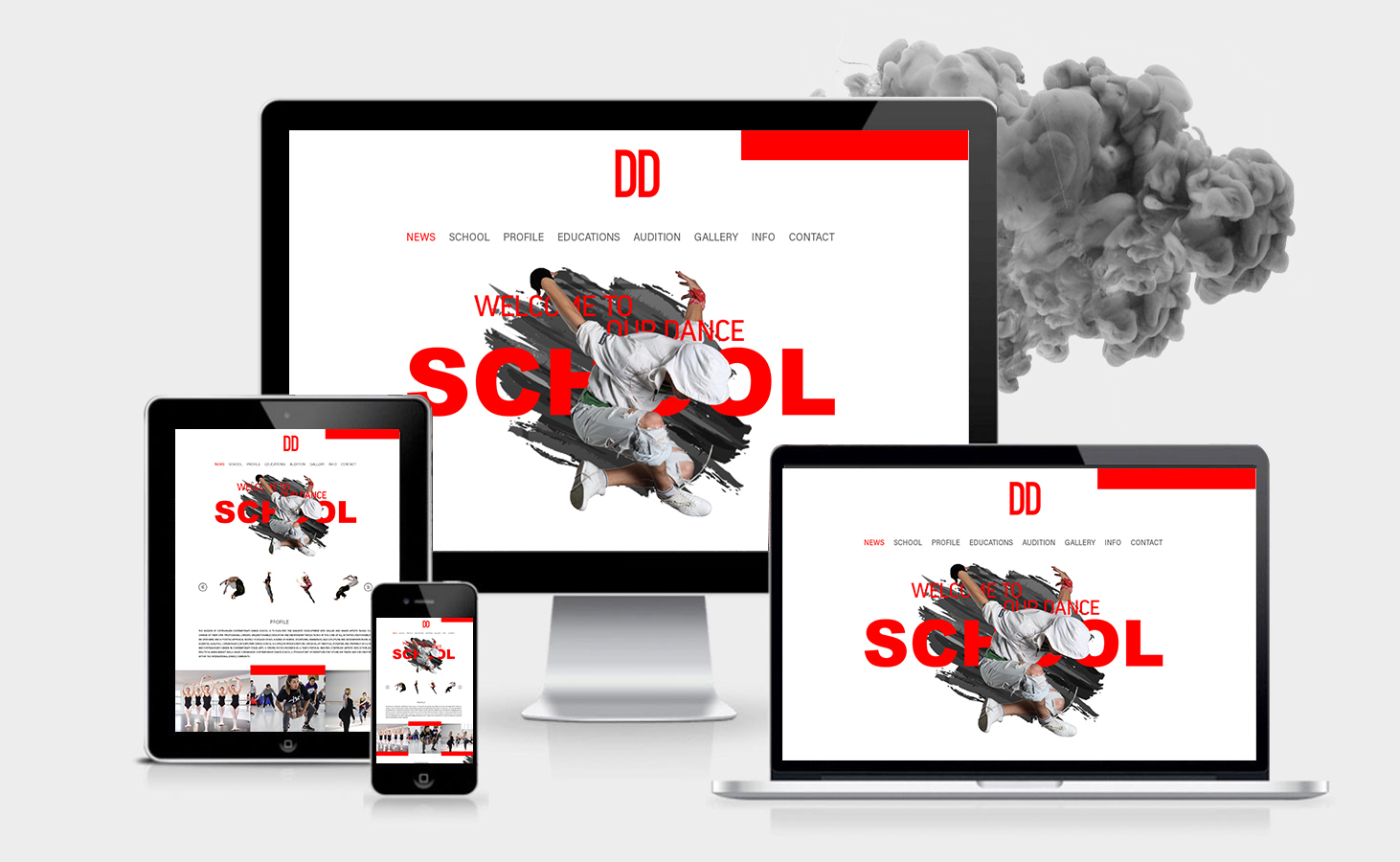 logo and website design in Website Design Inspiration by Aydidesigner