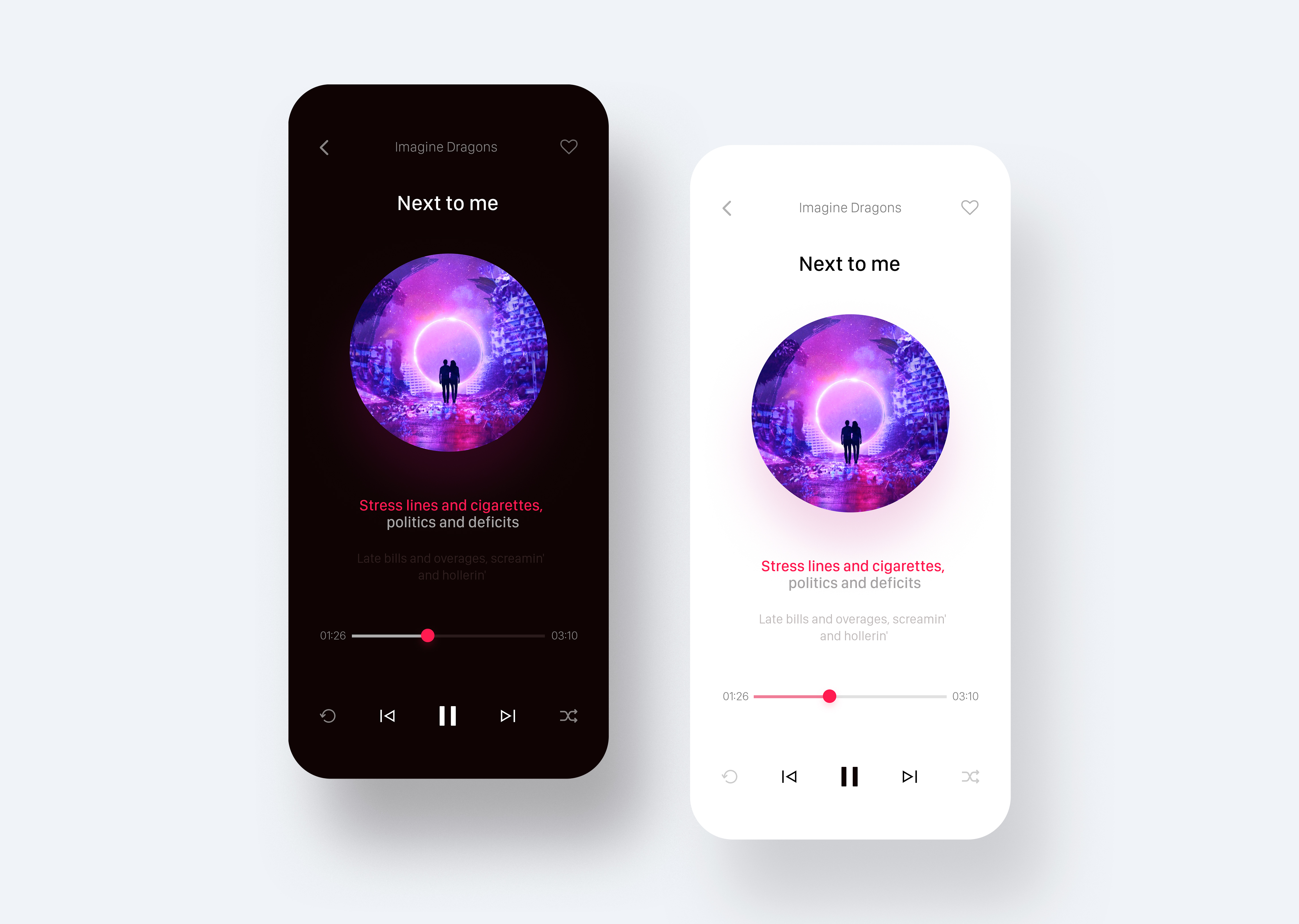 Modern and Minimal App UI/UX Design in Mobile Apps Design Inspiration by Sithum Lahiru