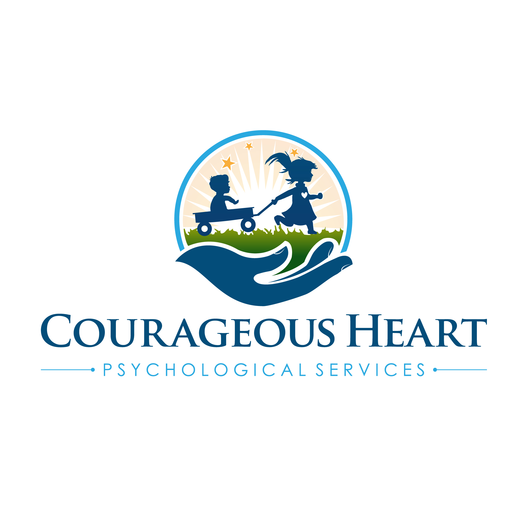 Courageous Heart Psychological Services by Nurul Muflihun Courageous Heart Psychological Services in Logo Design Inspiration by Nurul Muflihun
