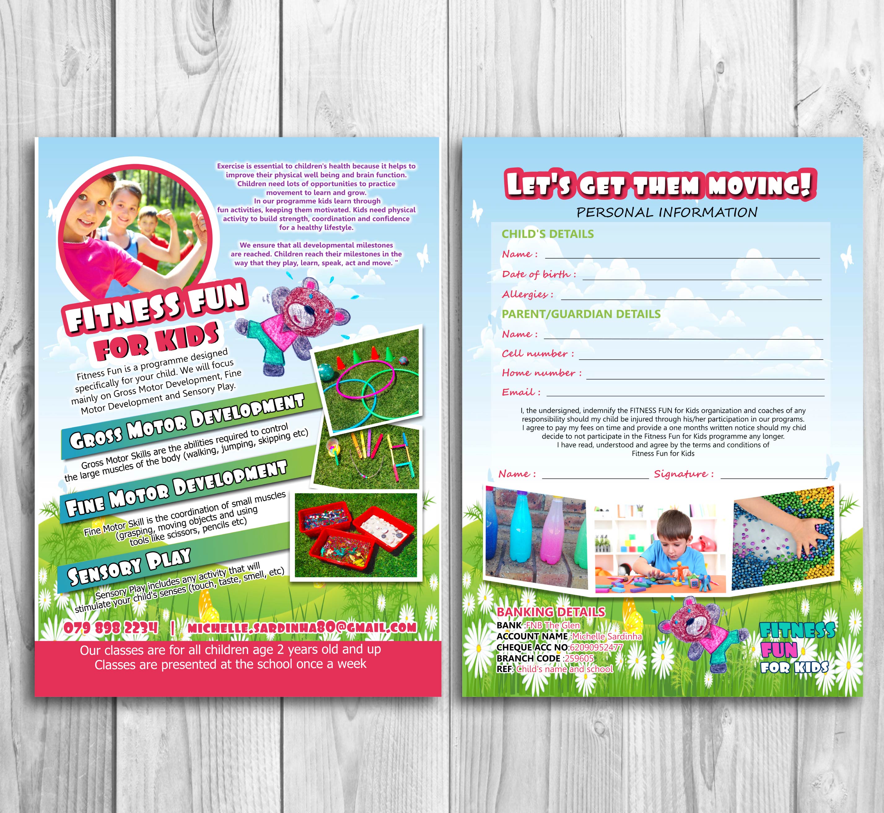 Fitness Fun for kids Flyer by Bornmanjessica5 Fitness Fun for kids Flyer in Print flyer design Inspiration by Bornmanjessica5