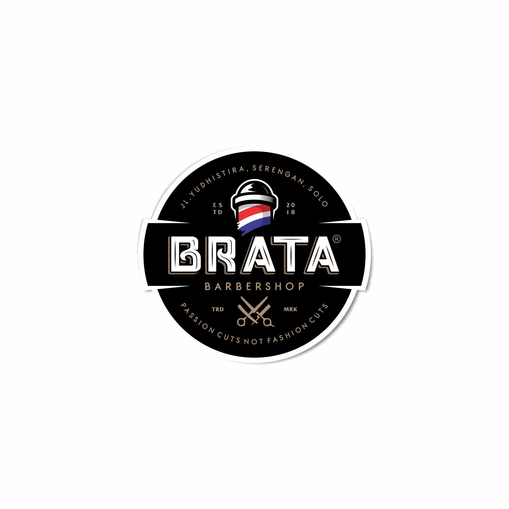 Brata Babershop in Logo Design Inspiration by Artsick