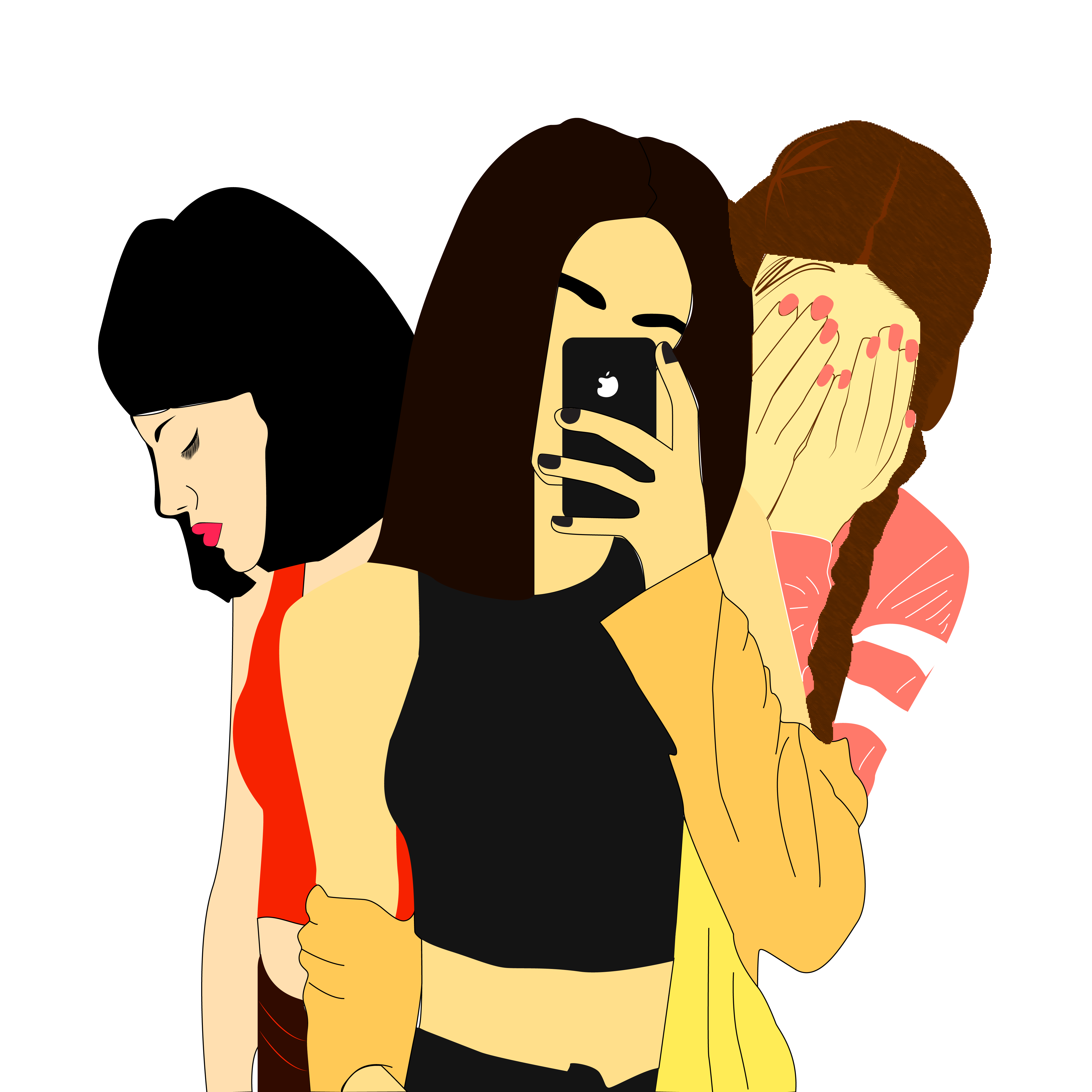 Friends in Digital Art Inspiration by Ashwini Khandelwal