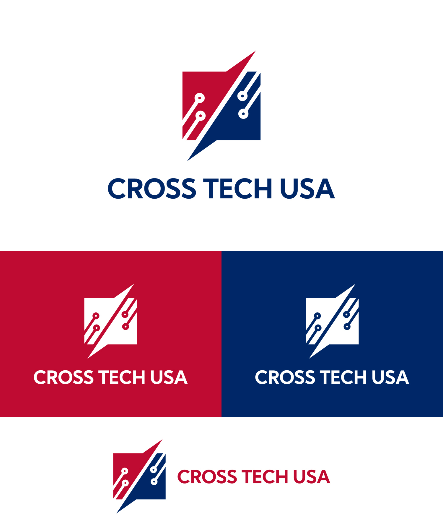 CrossTechUSA in Logo Design Inspiration by Crinovate