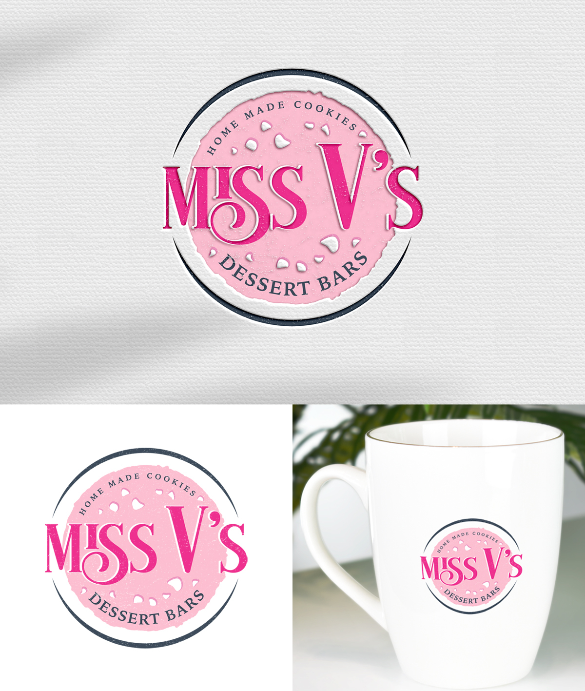 MissVs Dessert Bar by Crinovate MissVs Dessert Bar in Logo Design Inspiration by Crinovate