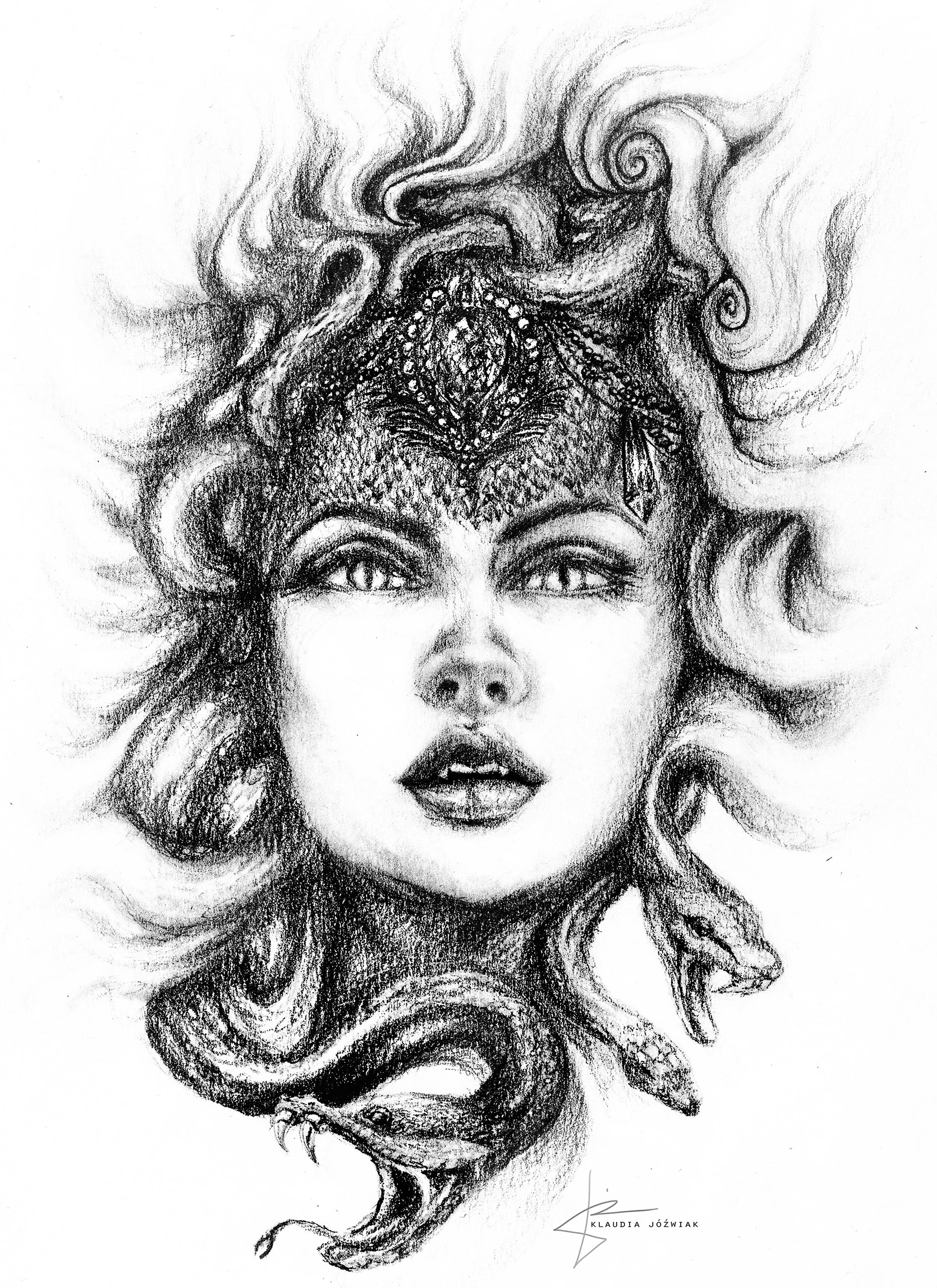 Gorgona by Klaudia Jóźwiak Gorgona in Tattoo designs Inspiration by Klaudia Jóźwiak