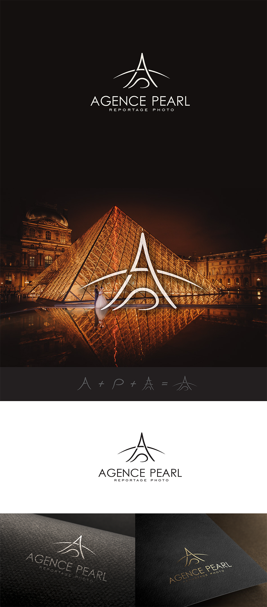 Agence Pearl in Logo & Brand Identity Inspiration by Renan Camargo
