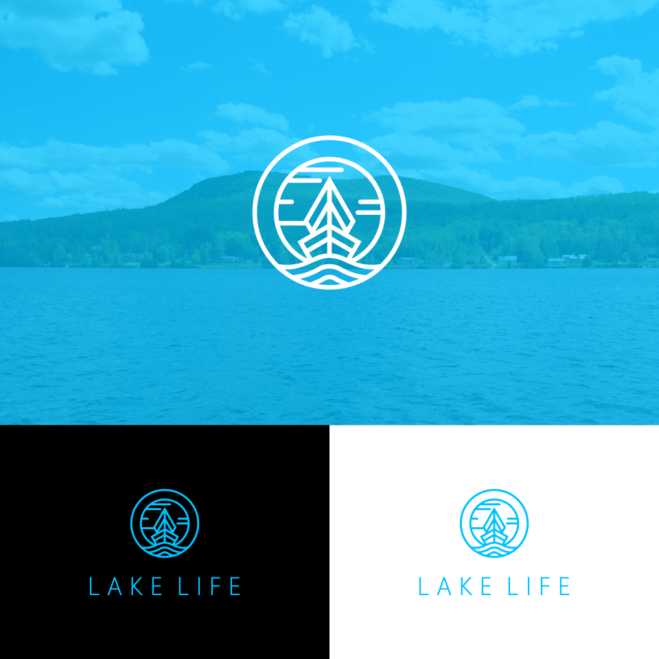 lake by Gold River lake in Logo Design Inspiration by Gold River
