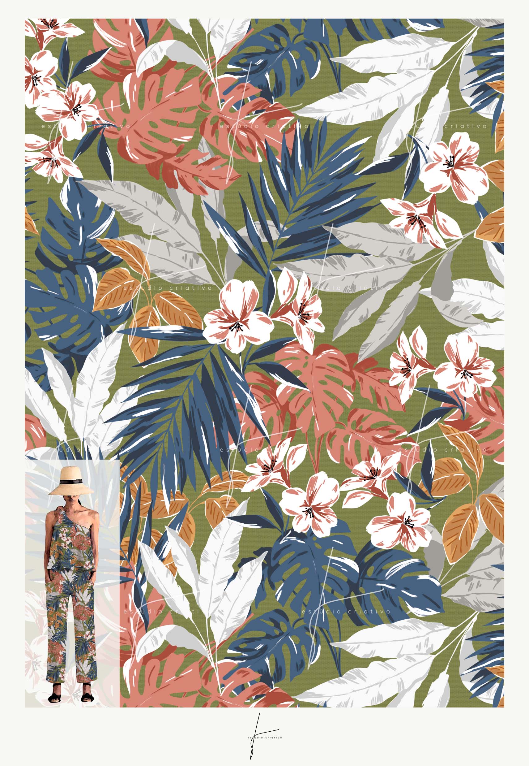 Vintage Tropical in T-Shirt Design Inspiration by Effe Creative Studio