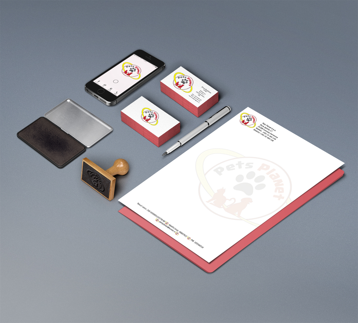 Branding Identity Pets Planet in Logo & Brand Identity Inspiration by Milica
