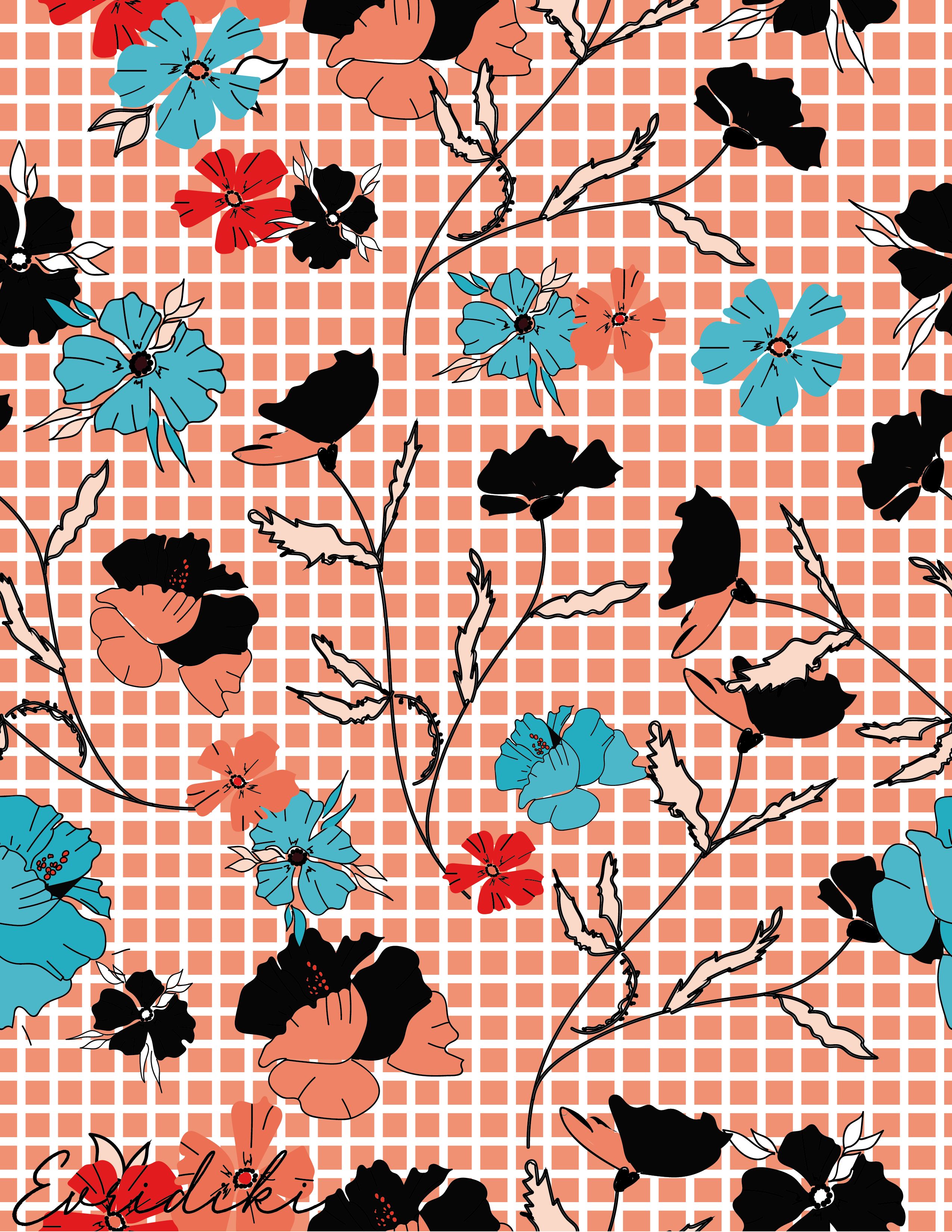Hand drawn pattern design in Drawing Inspiration by Evridiki Theologidou