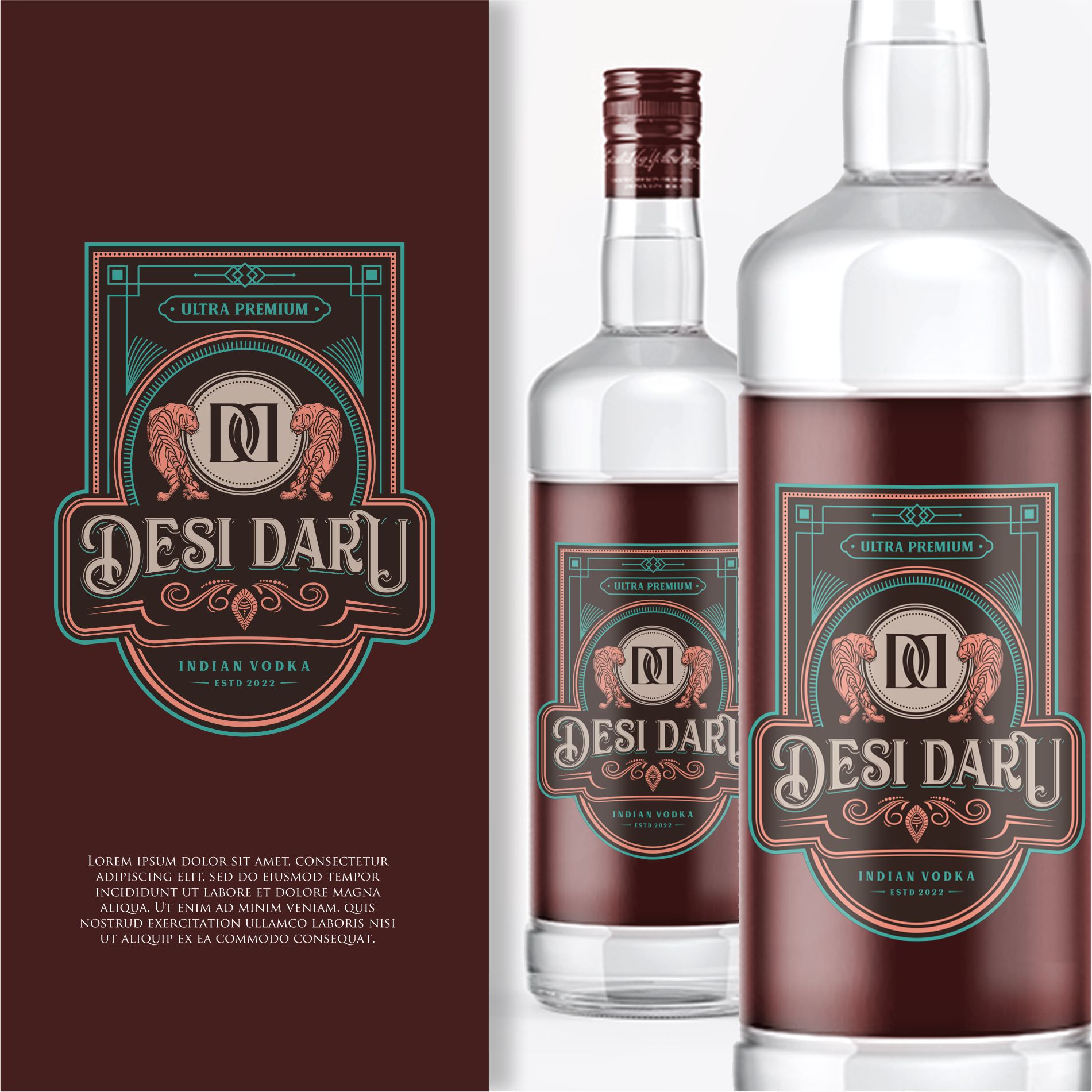 Vodca Label by Lrasyid Vodca Label in Logo & Brand Identity Inspiration by Lrasyid