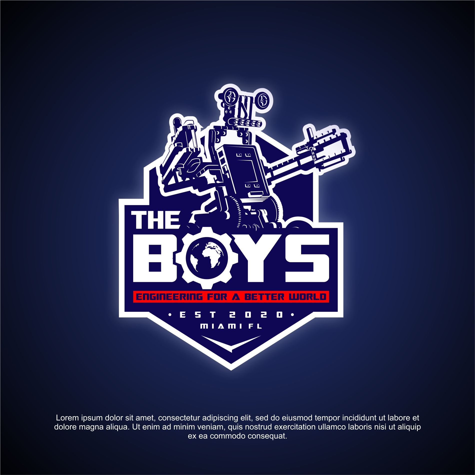 robotic club logo by Lrasyid robotic club logo in Logo & Brand Identity Inspiration by Lrasyid