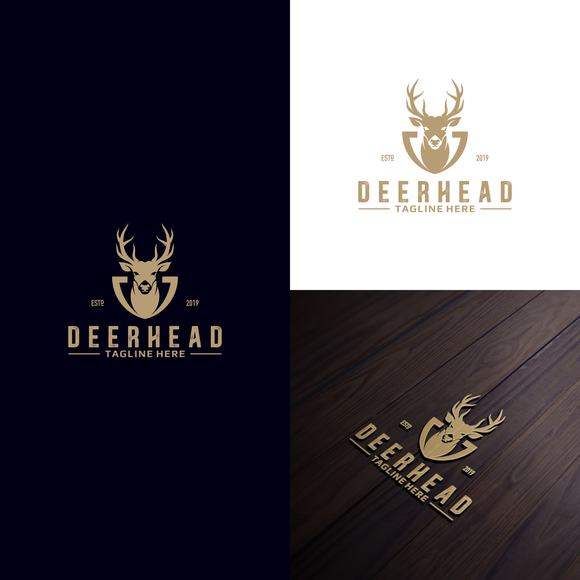 Deer head by Artbee8 Deer head in Logo Design Inspiration by Artbee8