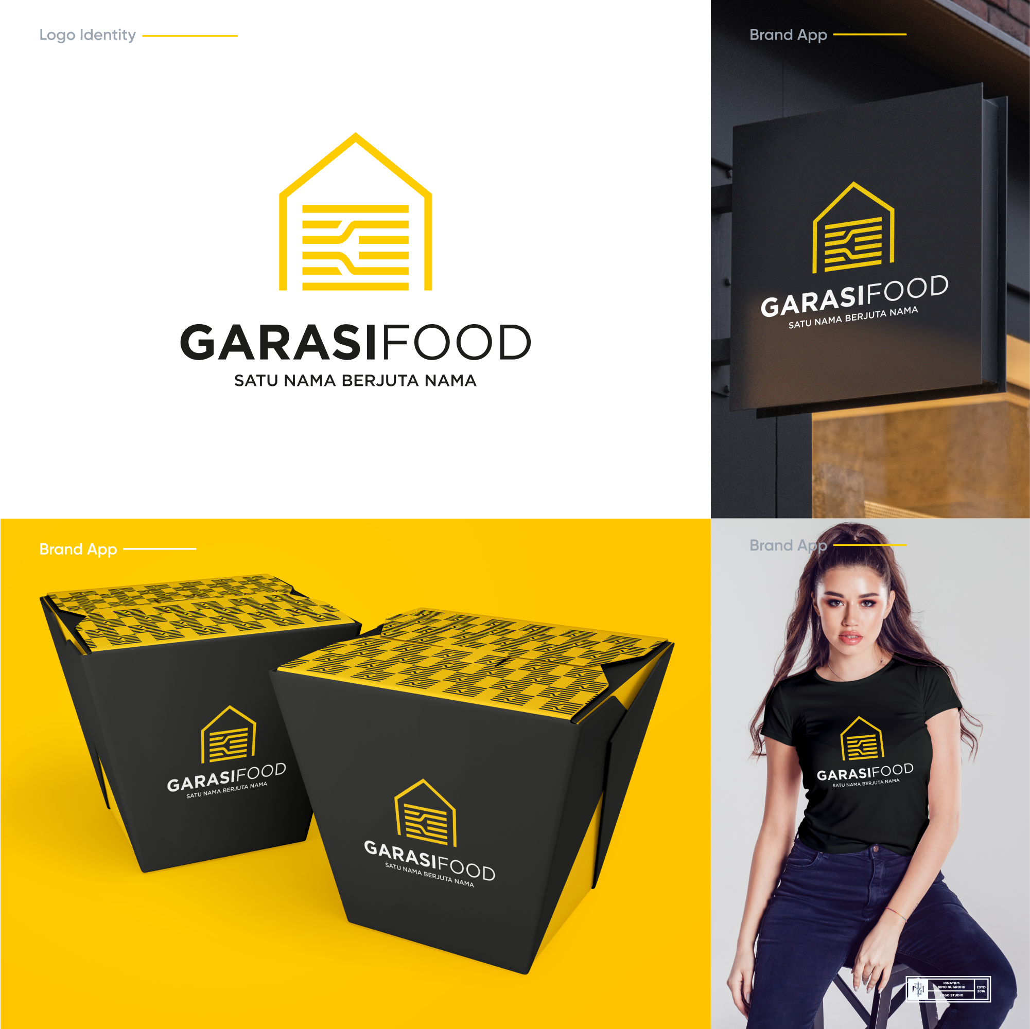 Garasi Food by Ignatiusbimo Garasi Food in Logo & Brand Identity Inspiration by Ignatiusbimo