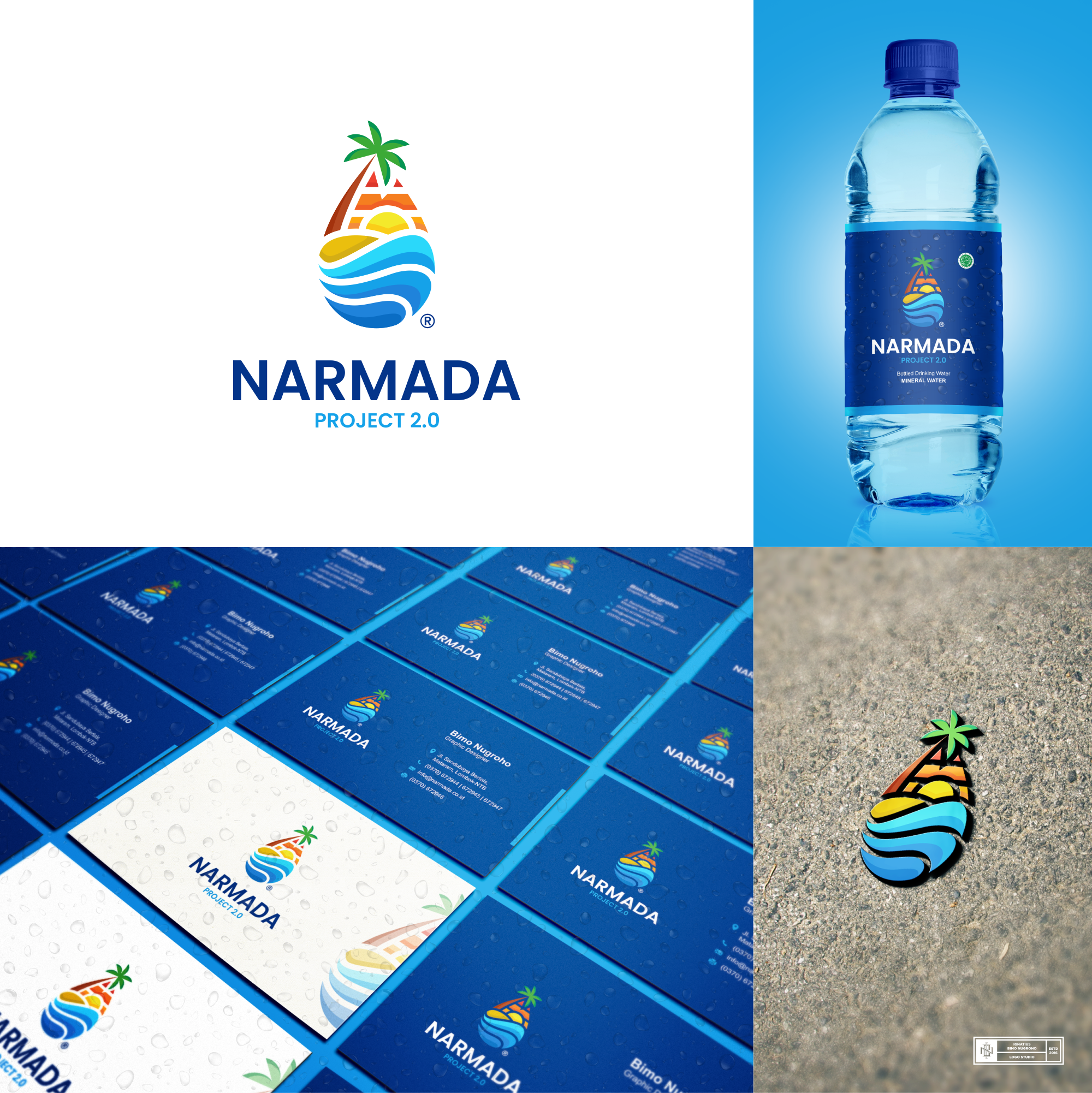 NARMADA by Ignatiusbimo NARMADA in Logo & Brand Identity Inspiration by Ignatiusbimo
