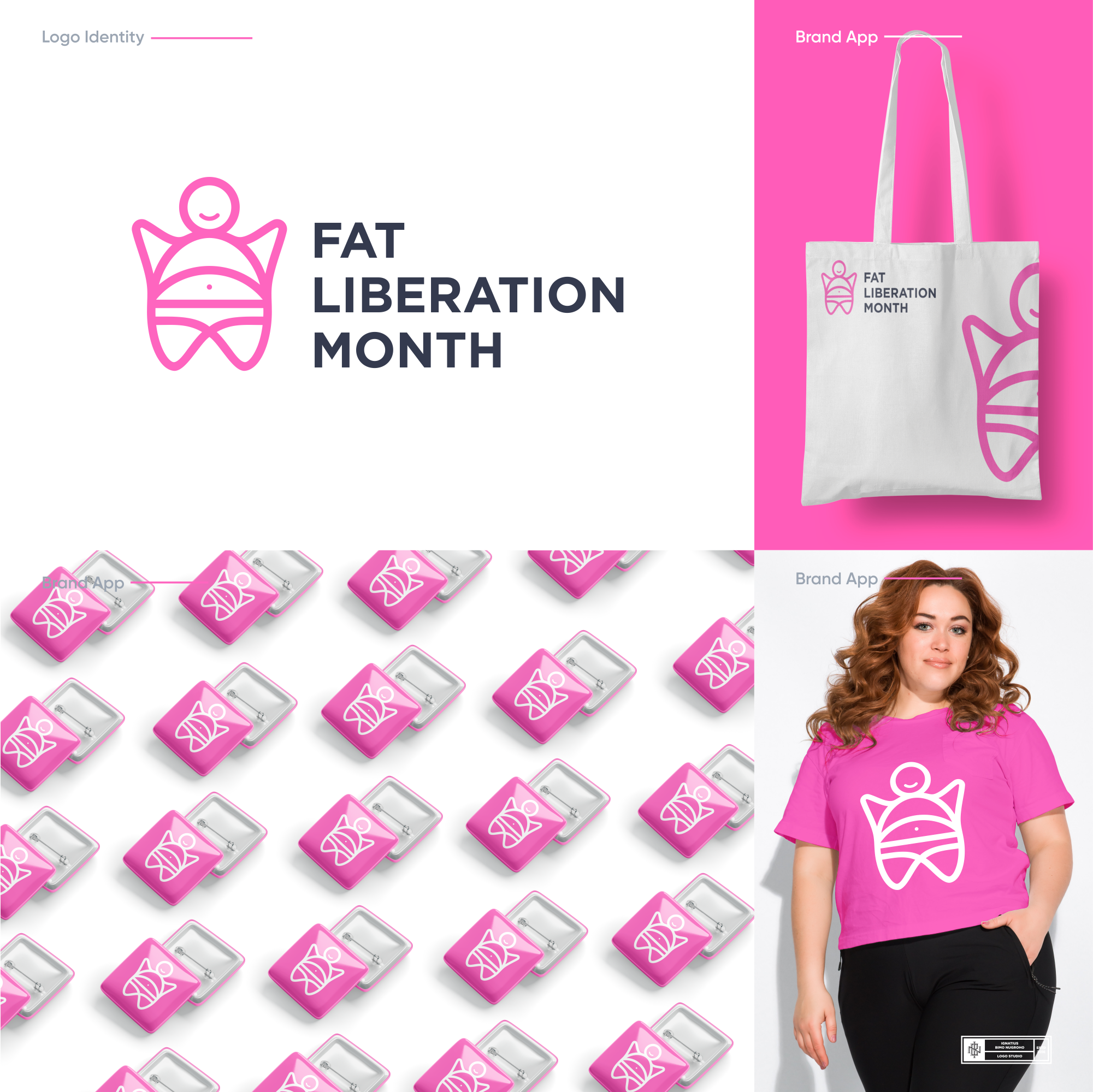 FAT LIBERATION MONTH by Ignatius_bimo FAT LIBERATION MONTH in Logo Design Inspiration by Ignatius_bimo