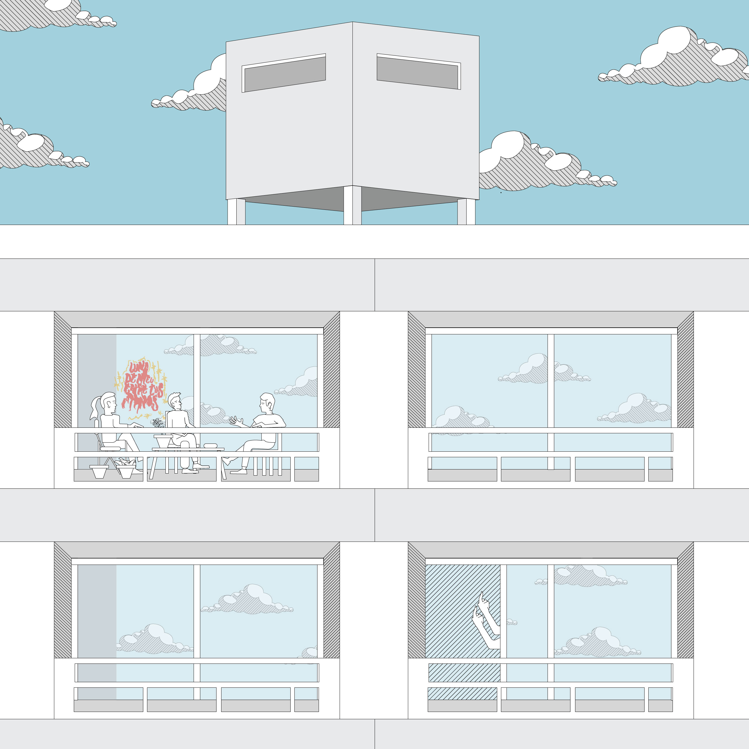 sweet home in Illustration and Graphics Inspiration by Fabián Uribe