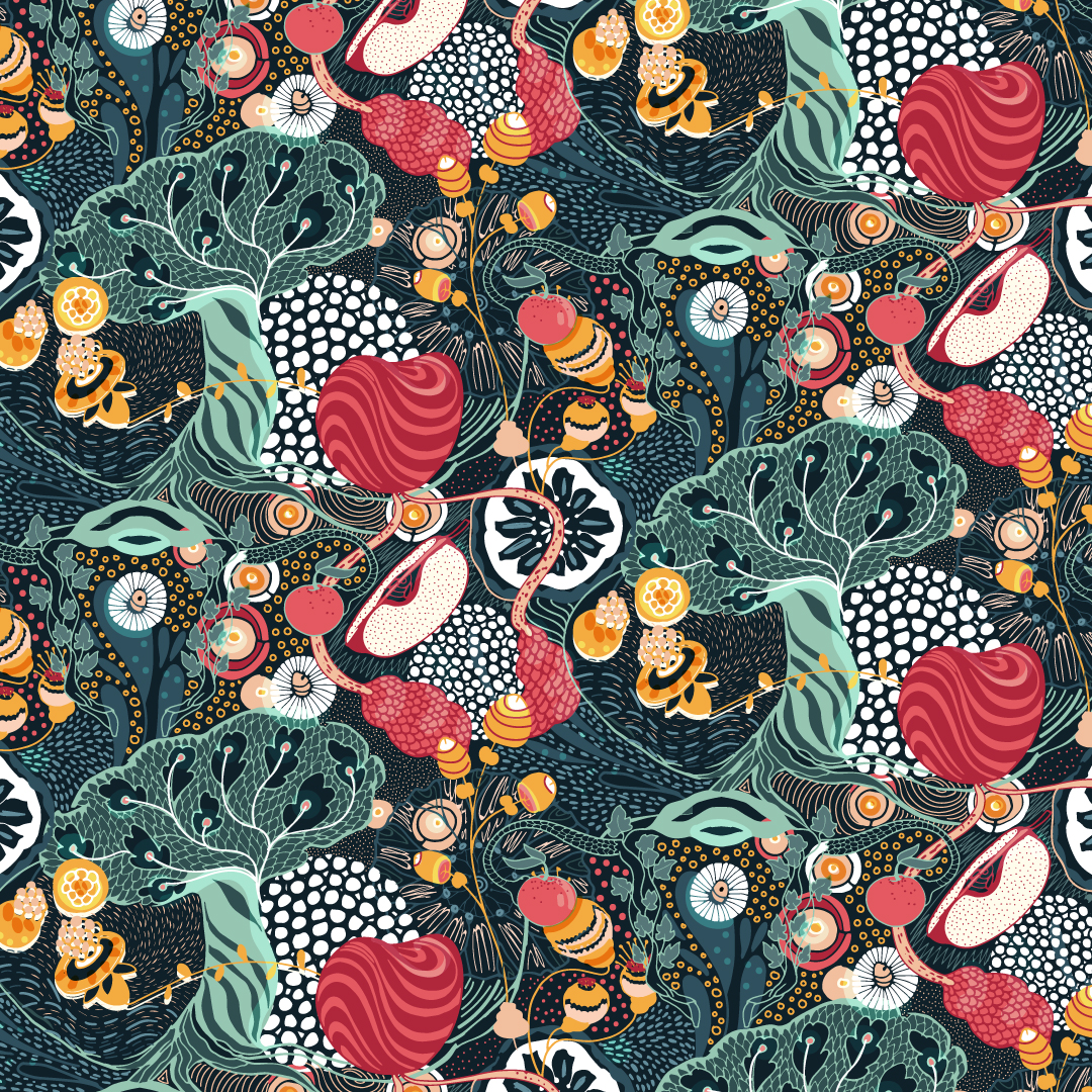 Eden in Pattern & Surface Design Inspiration by Duchene Lucille
